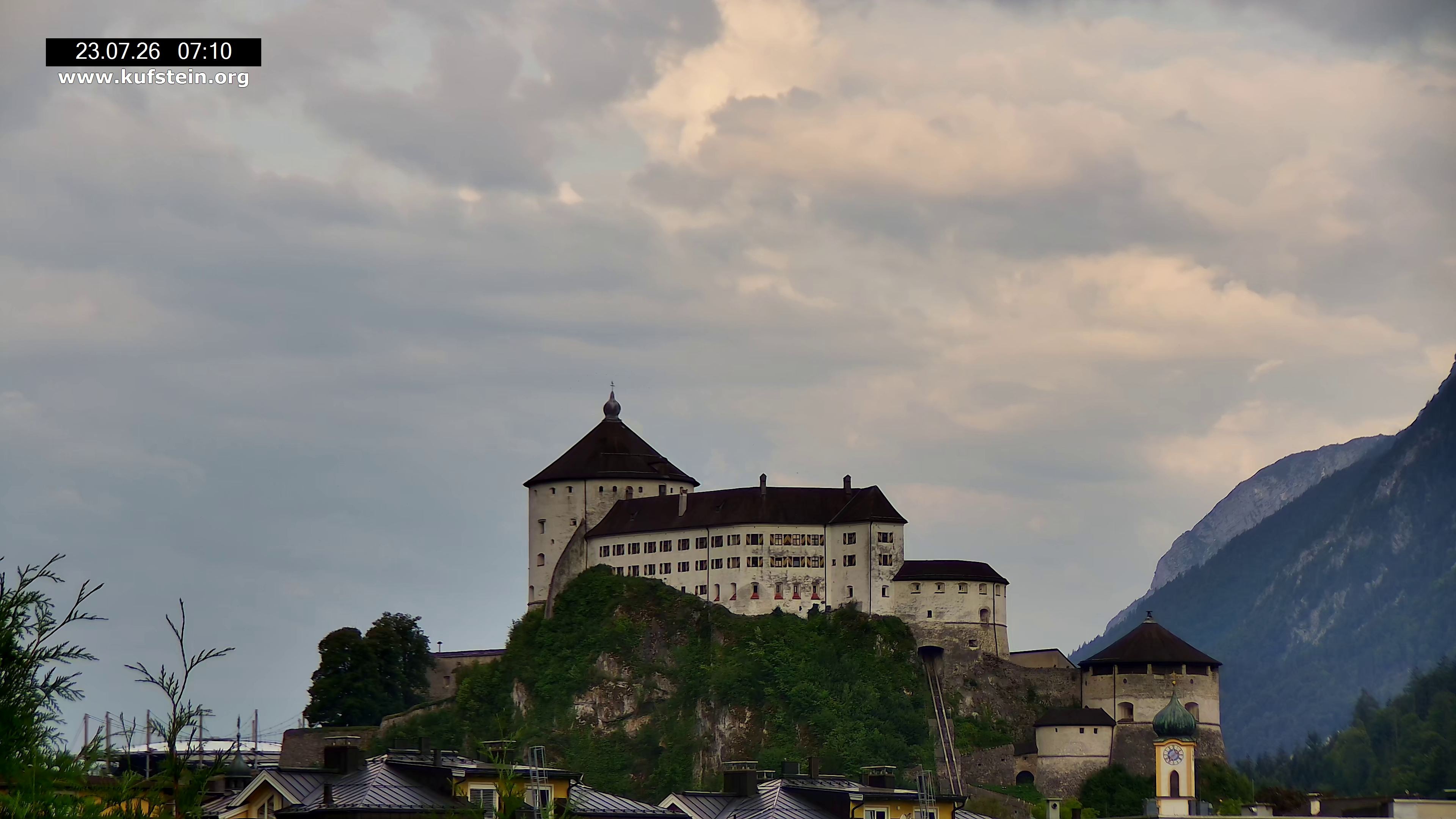 Archived image Webcam Kufstein Fortress