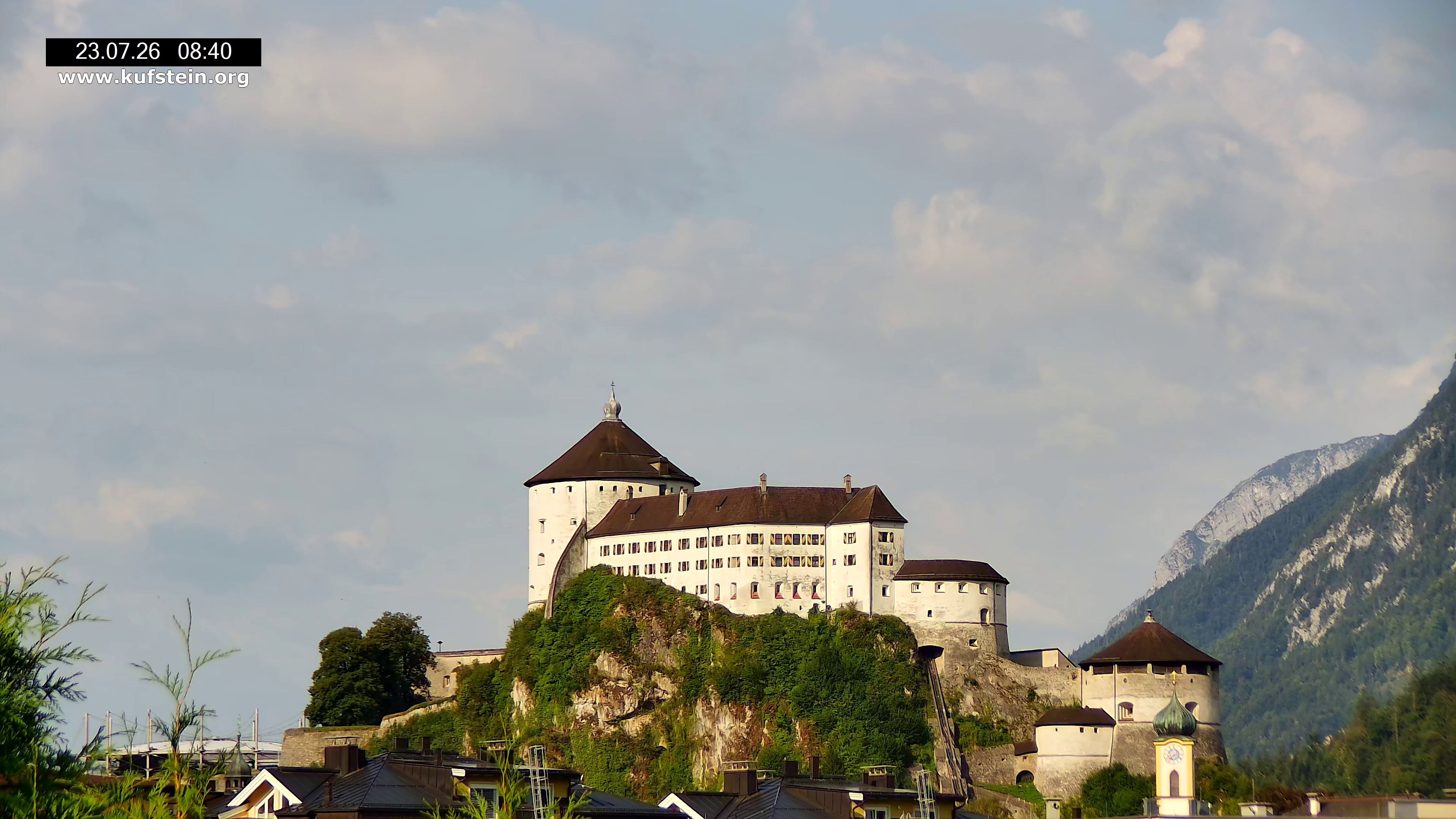 Archived image Webcam Kufstein Fortress