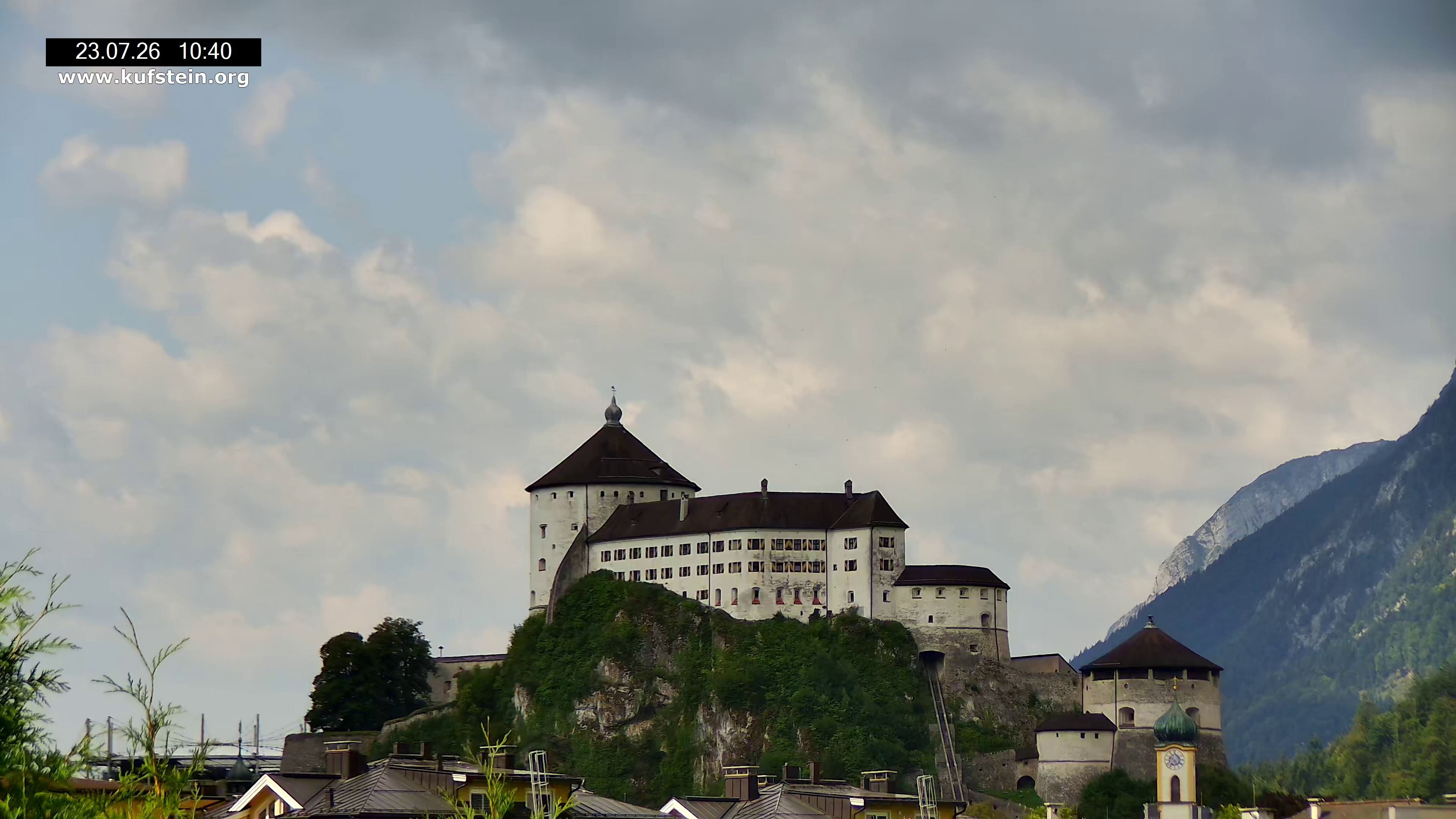 Archived image Webcam Kufstein Fortress