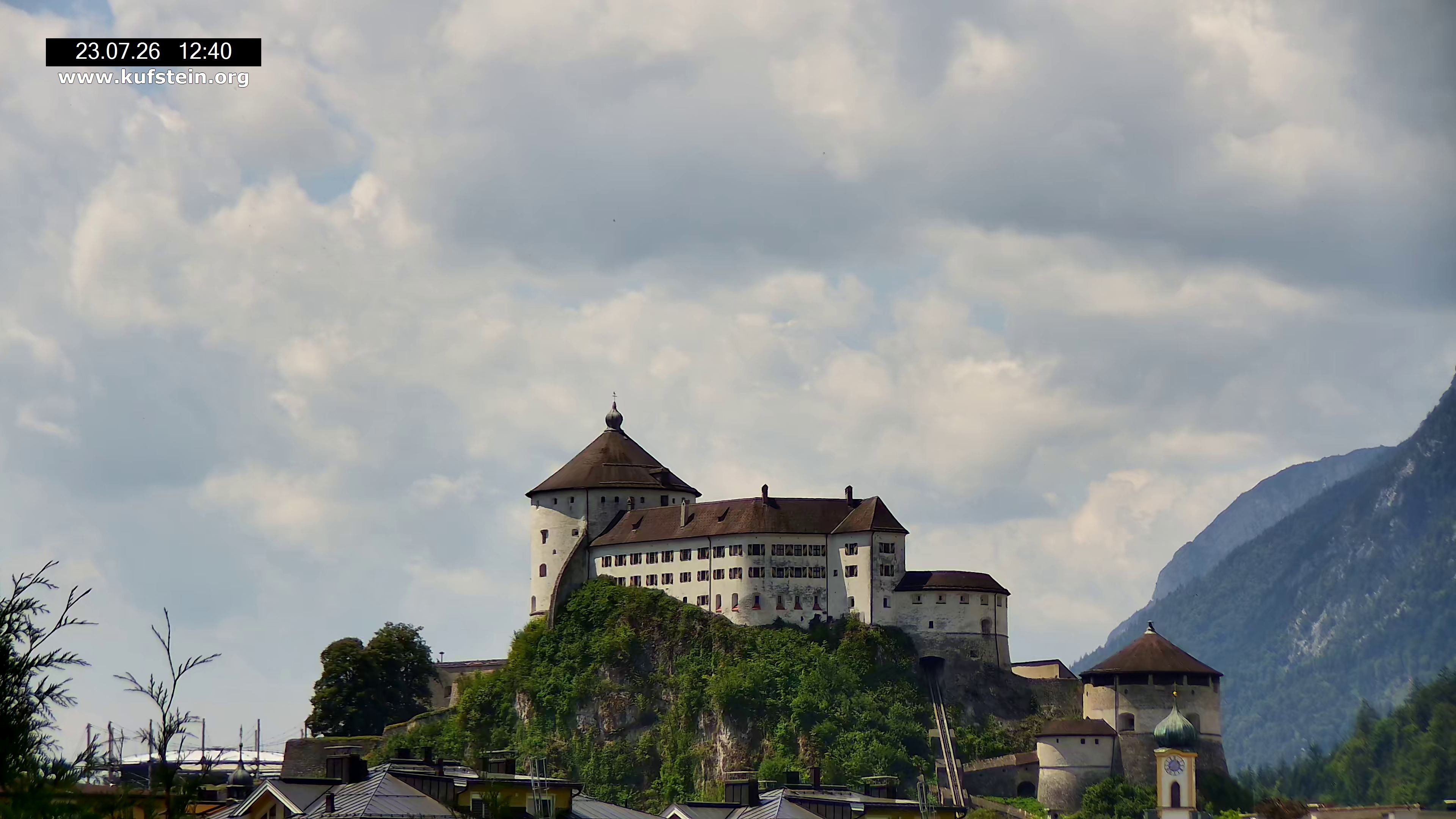 Archived image Webcam Kufstein Fortress