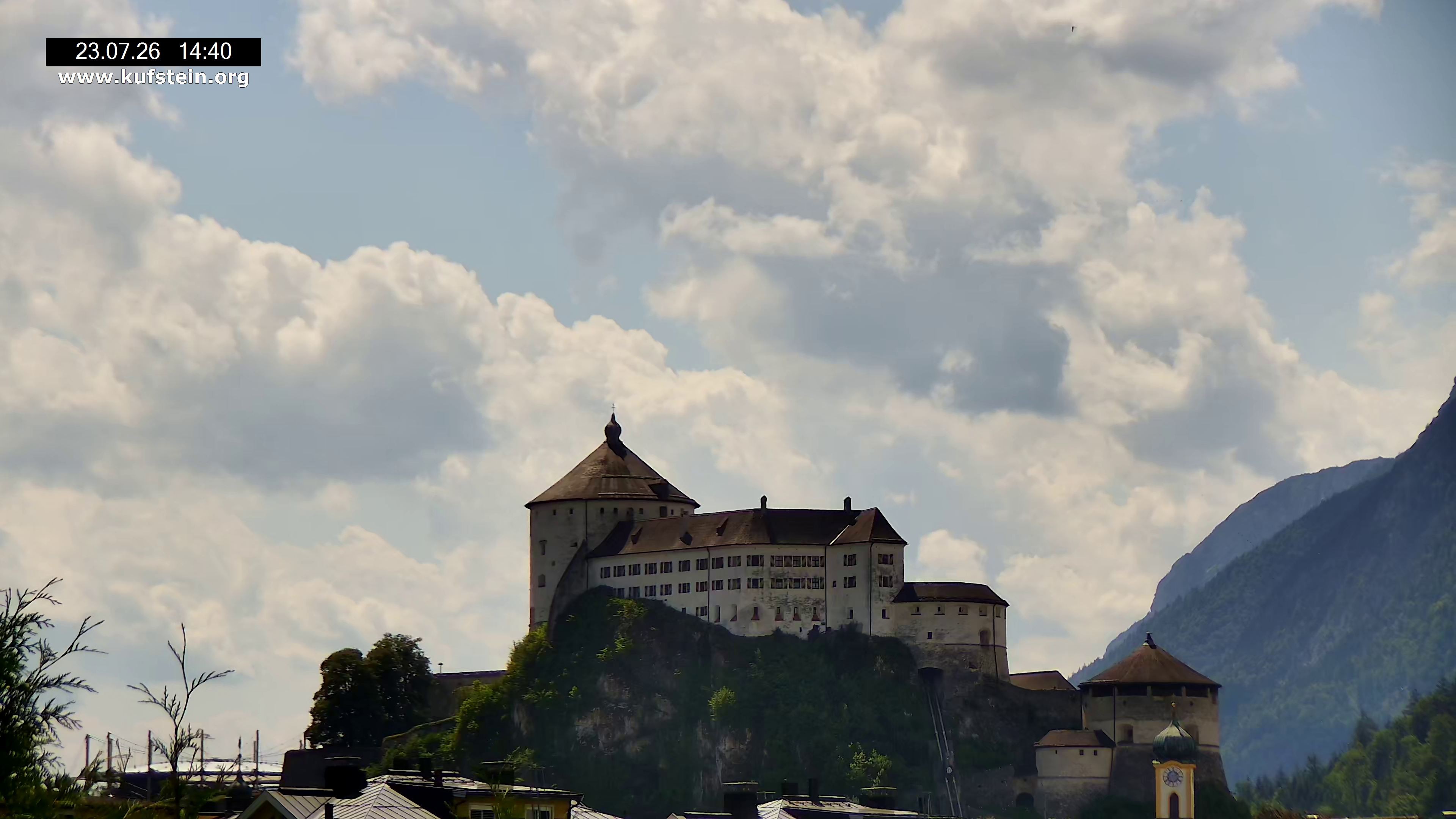 Archived image Webcam Kufstein Fortress