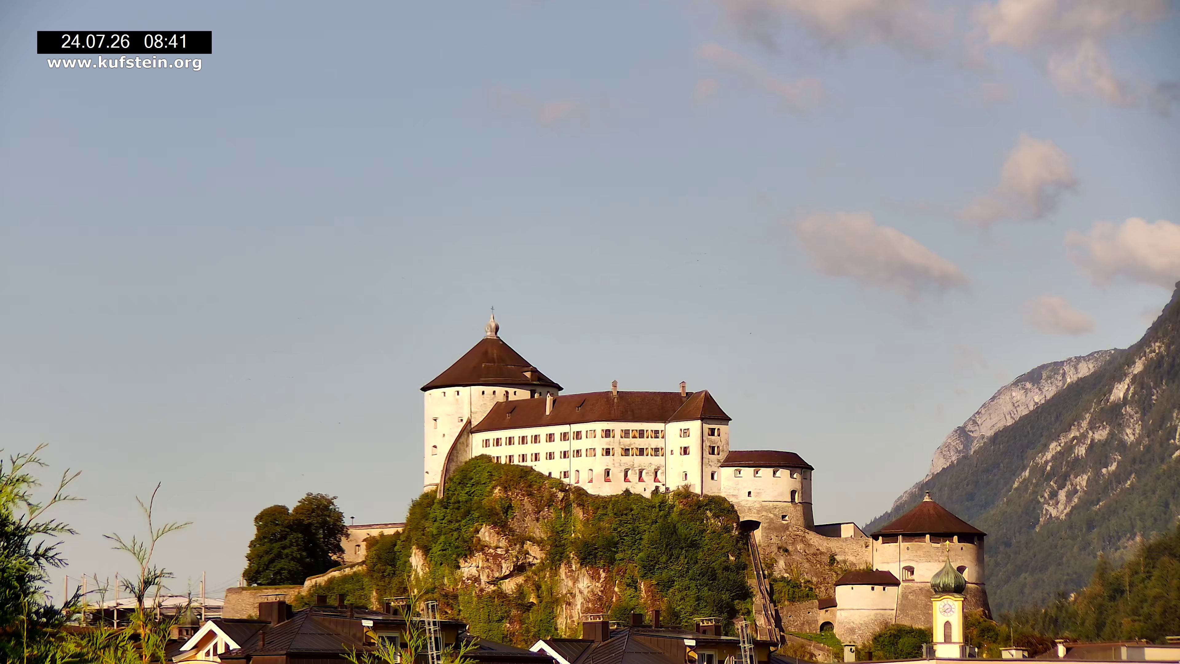 Archived image Webcam Kufstein Fortress