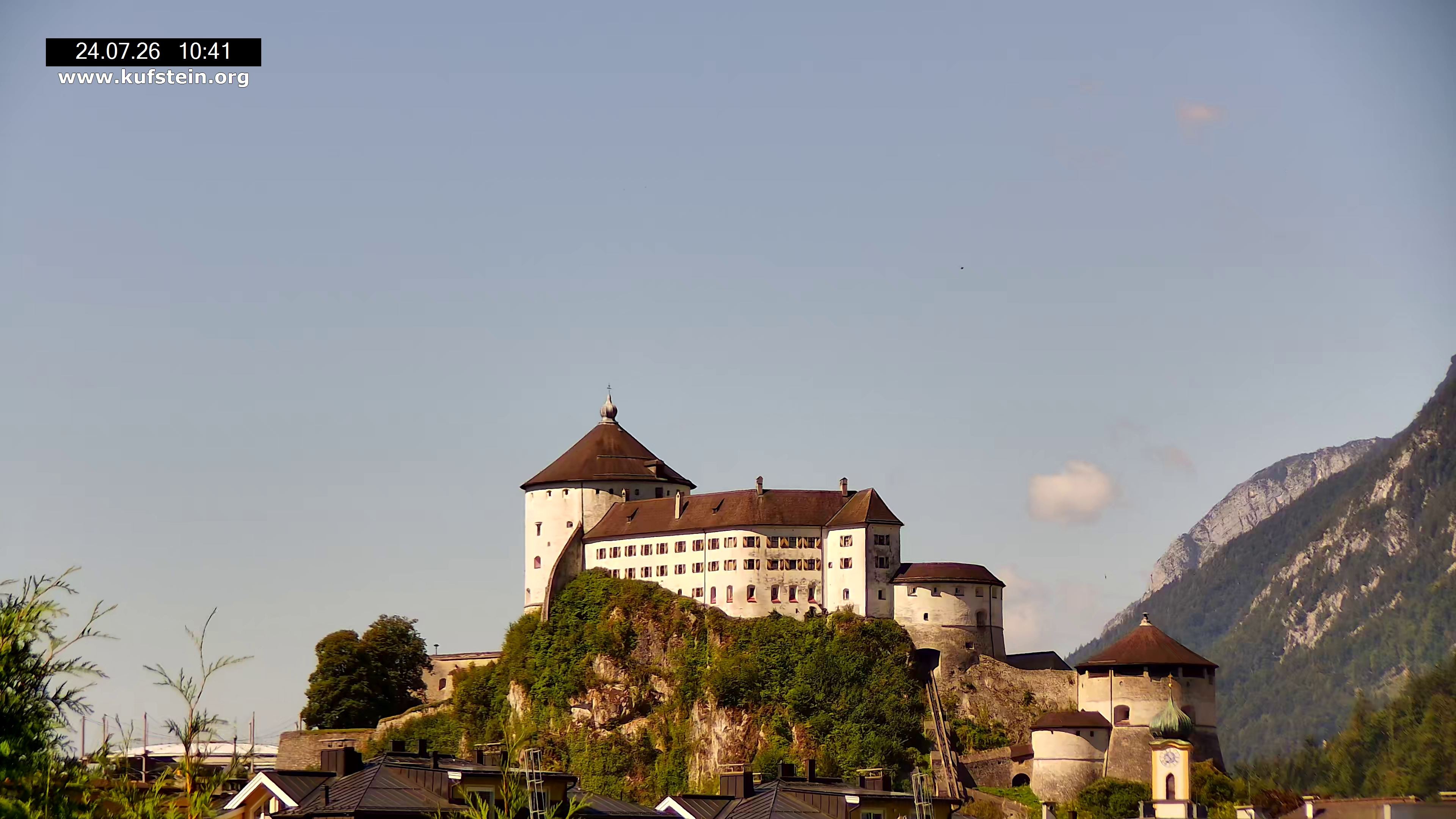 Archived image Webcam Kufstein Fortress