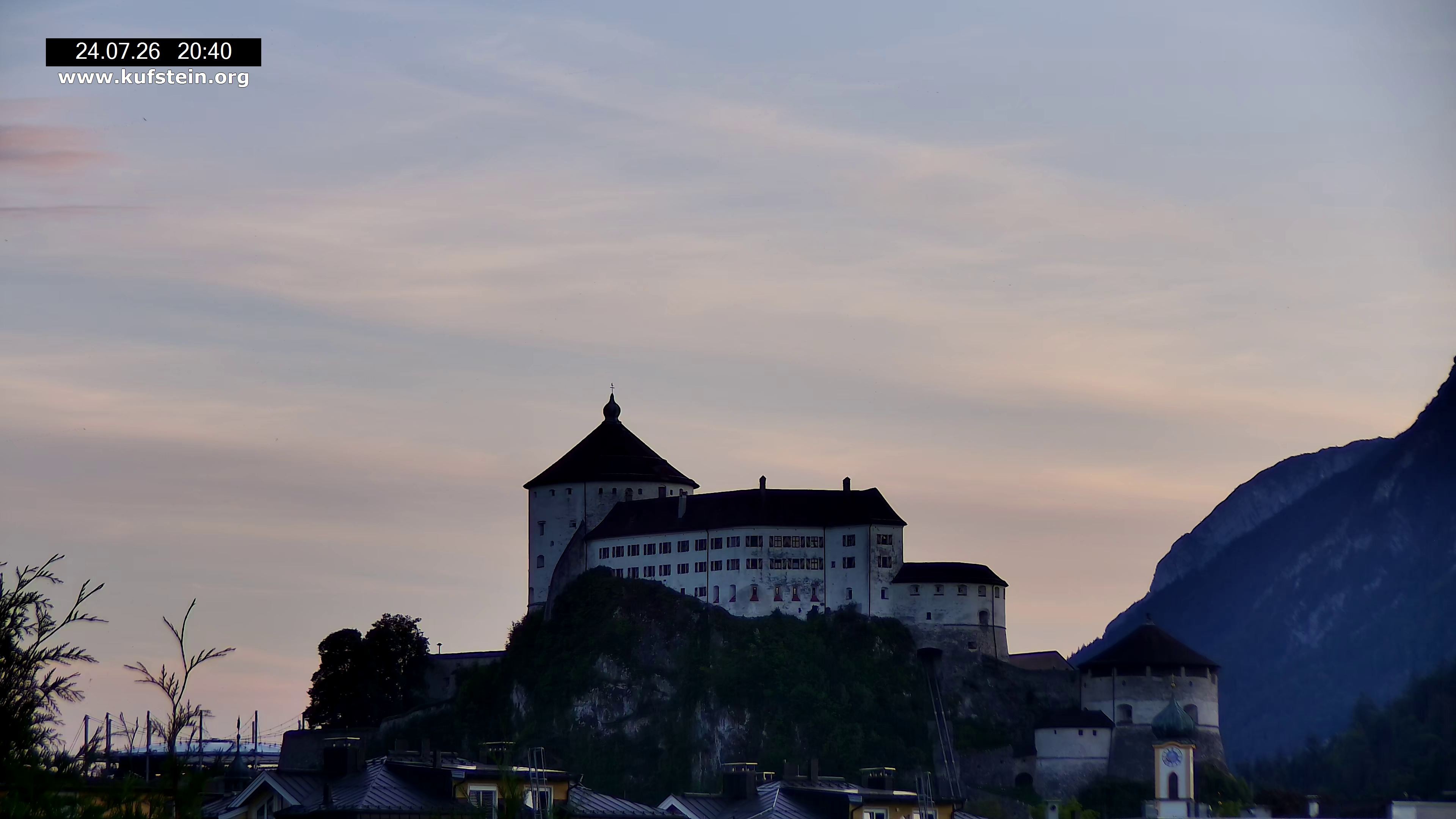 Archiv Foto Webcam Festung Kufstein
