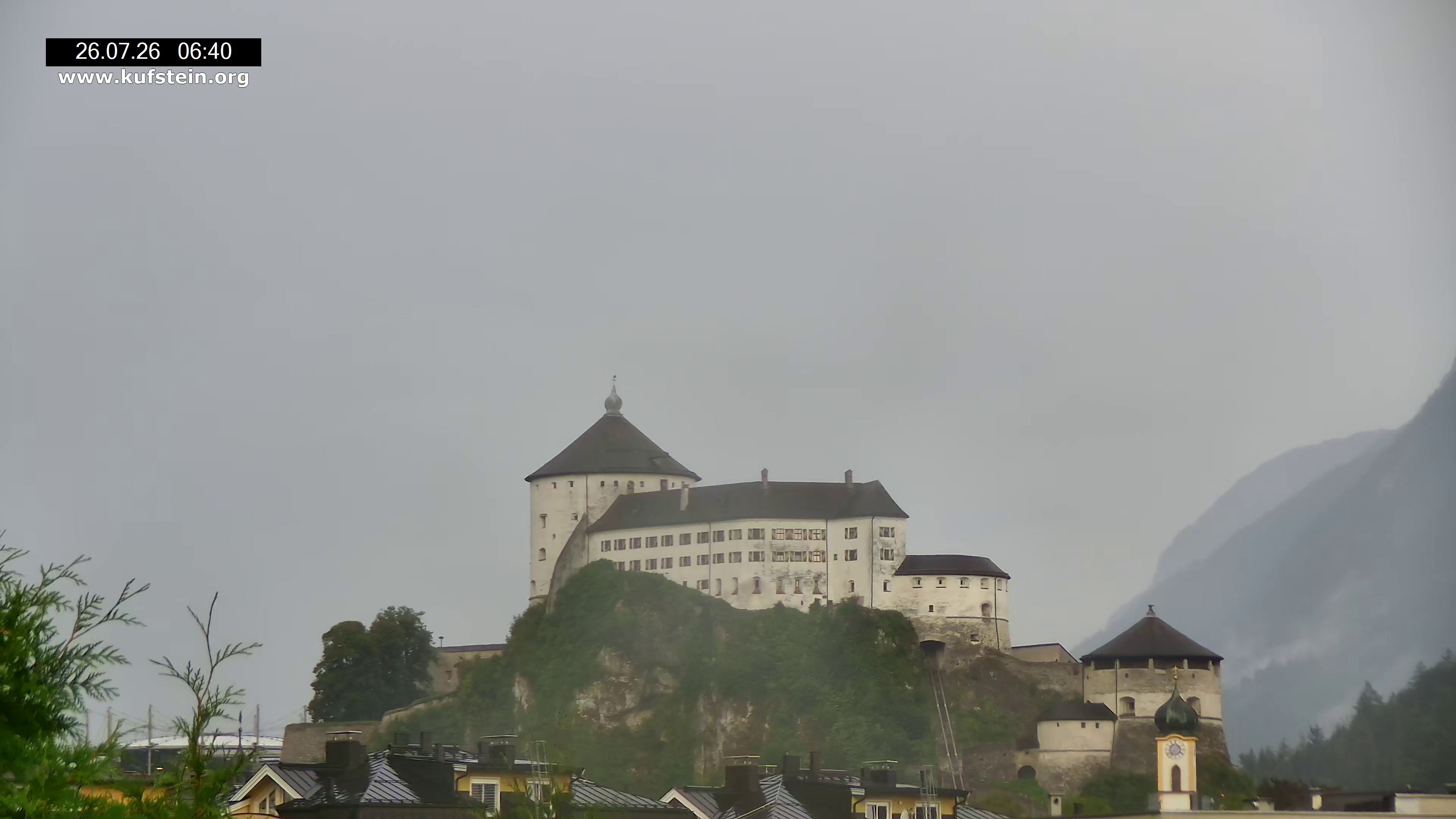 Archiv Foto Webcam Festung Kufstein