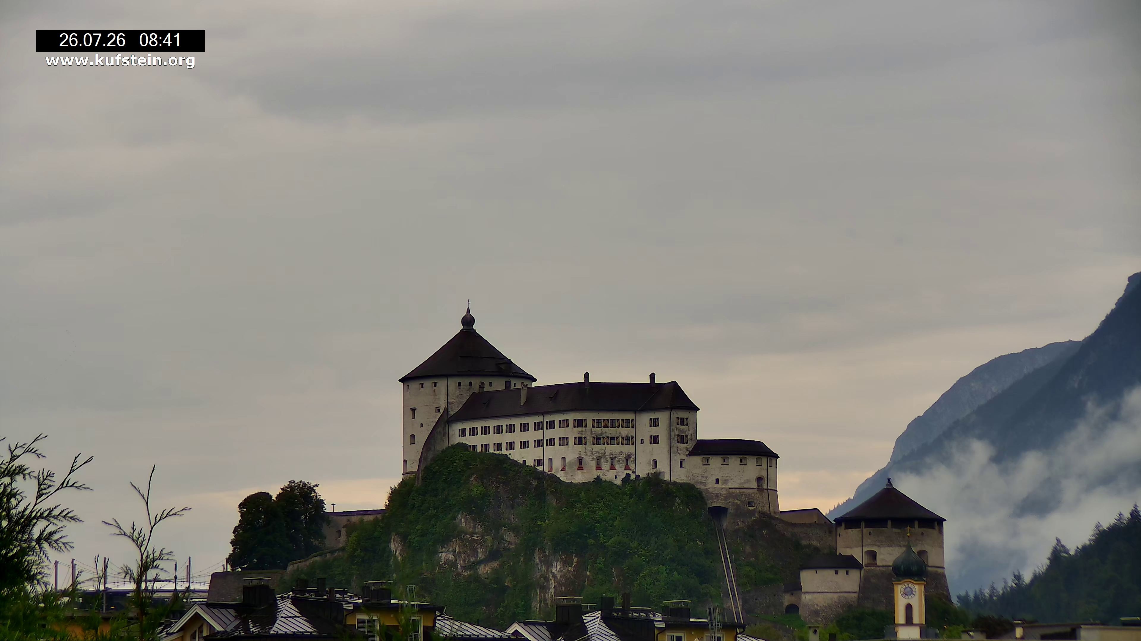 Archiv Foto Webcam Festung Kufstein