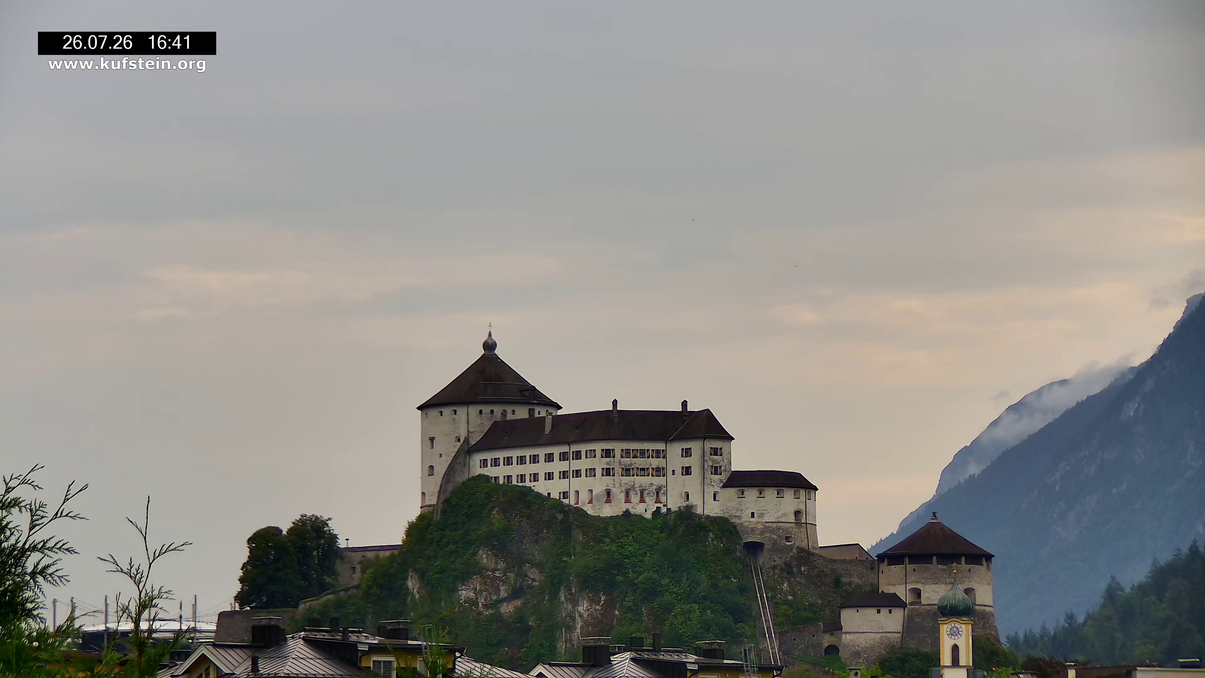 Archiv Foto Webcam Festung Kufstein