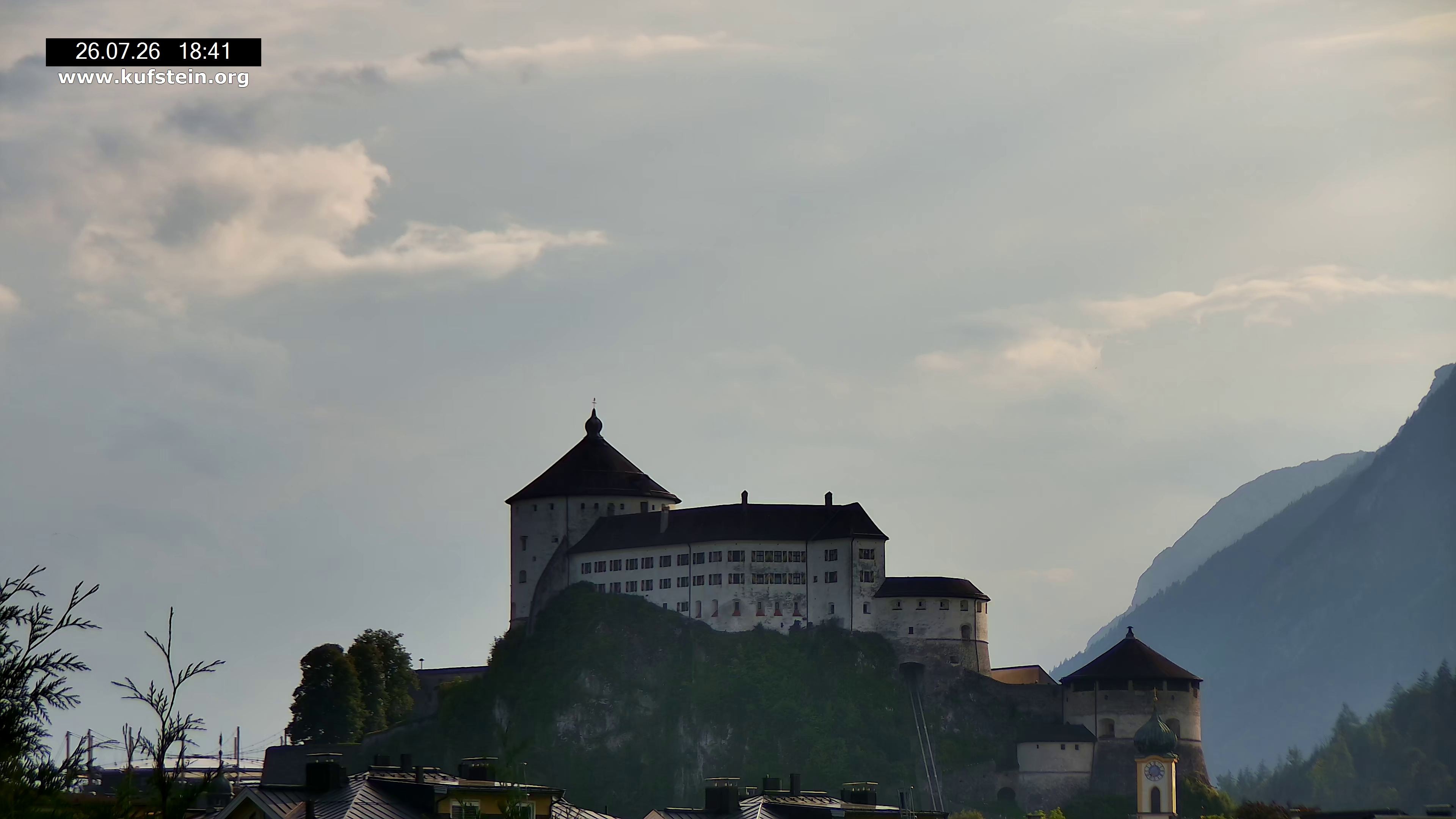 Archiv Foto Webcam Festung Kufstein