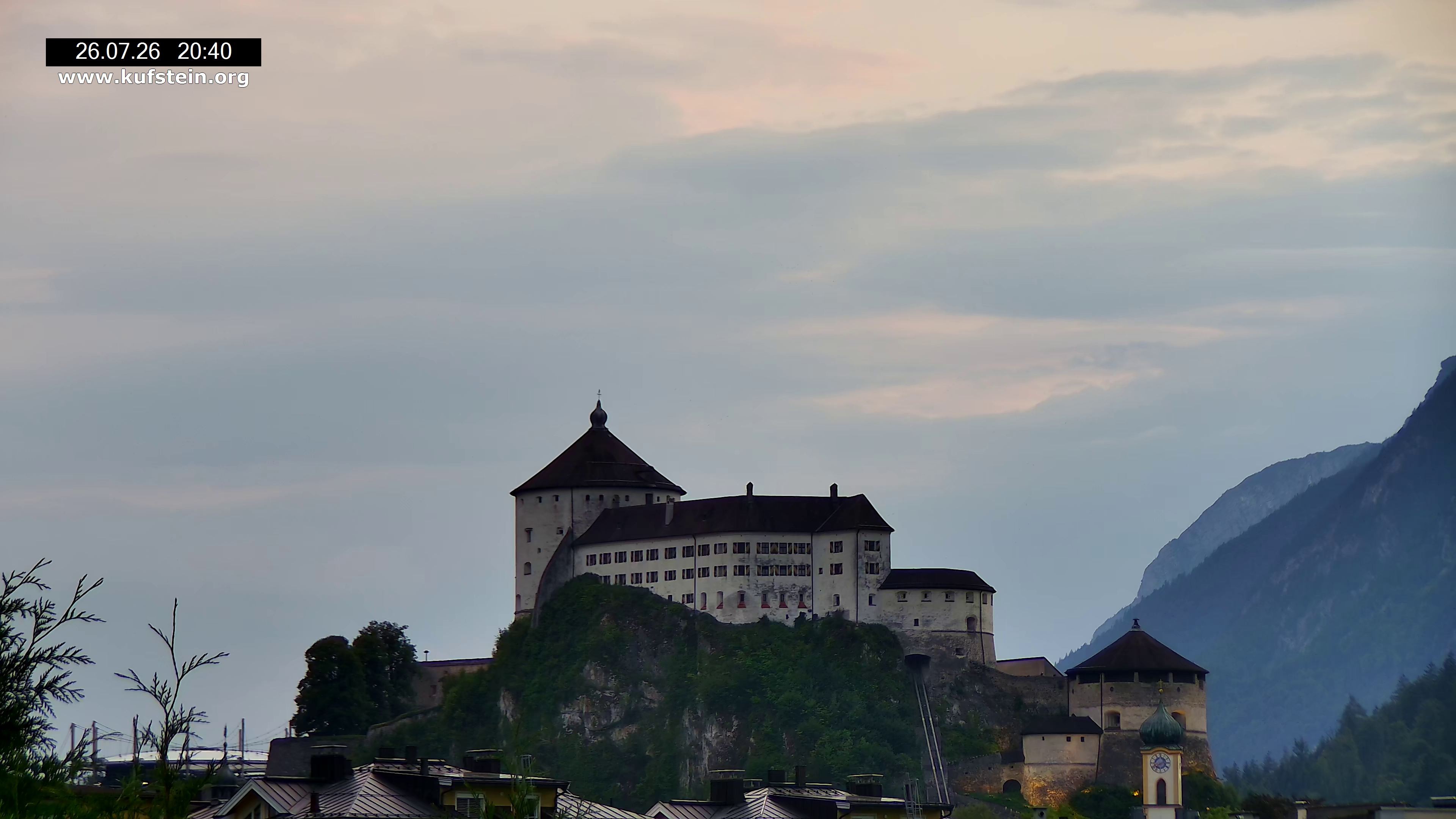 Archiv Foto Webcam Festung Kufstein