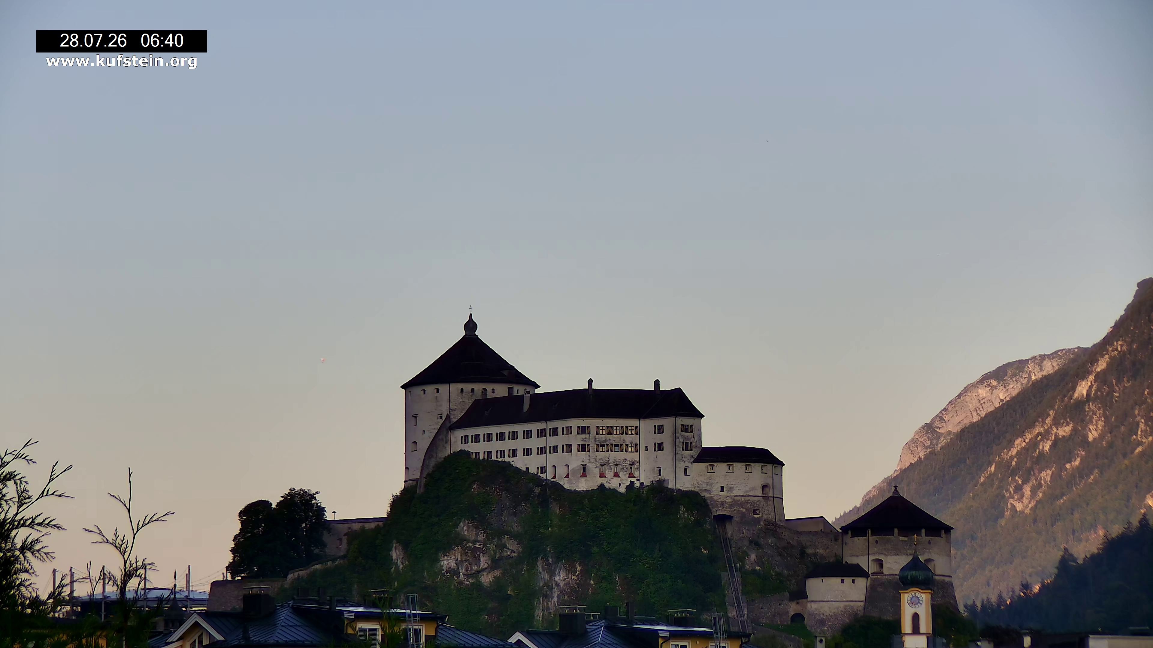 Archiv Foto Webcam Festung Kufstein