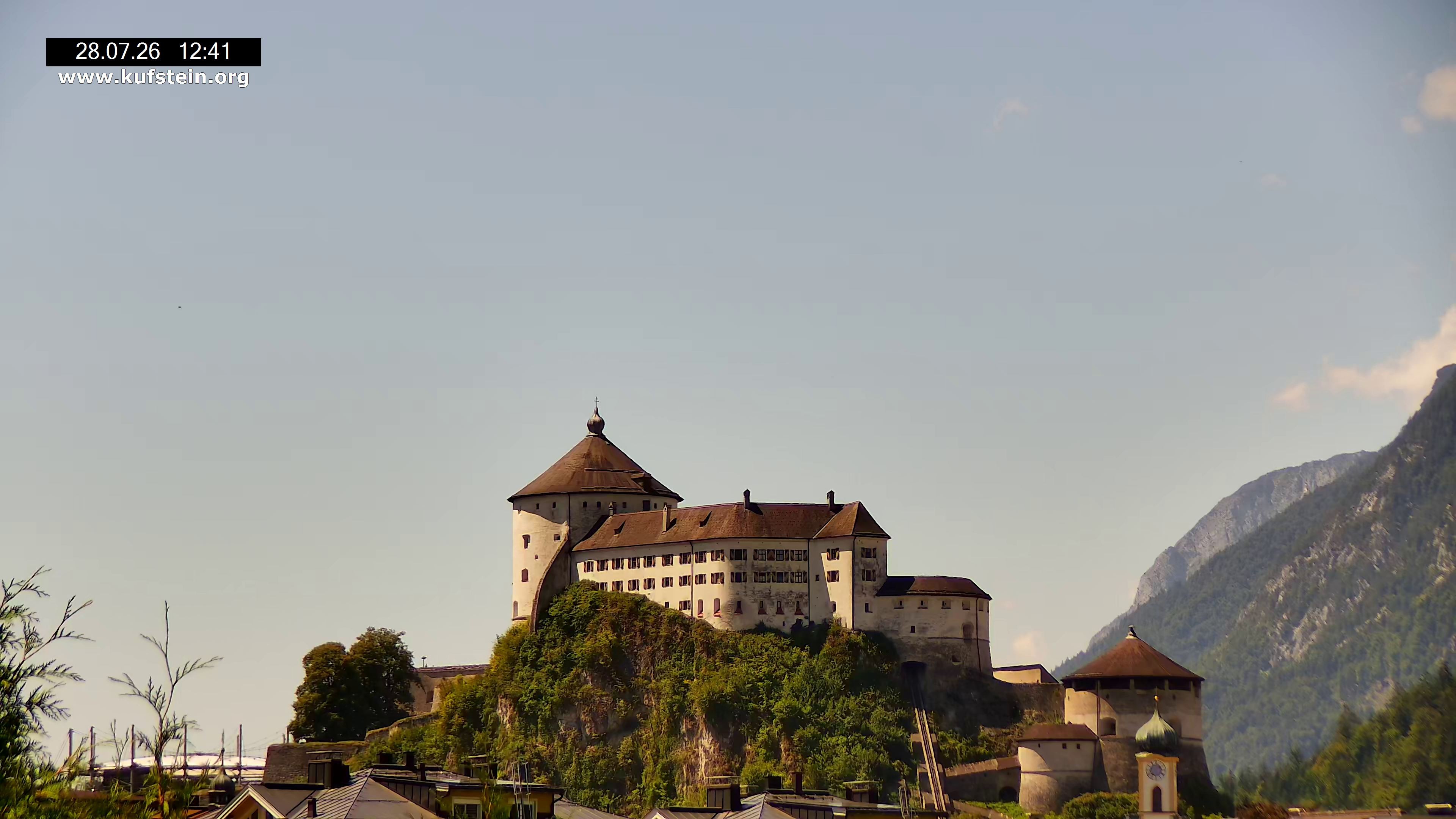 Archiv Foto Webcam Festung Kufstein