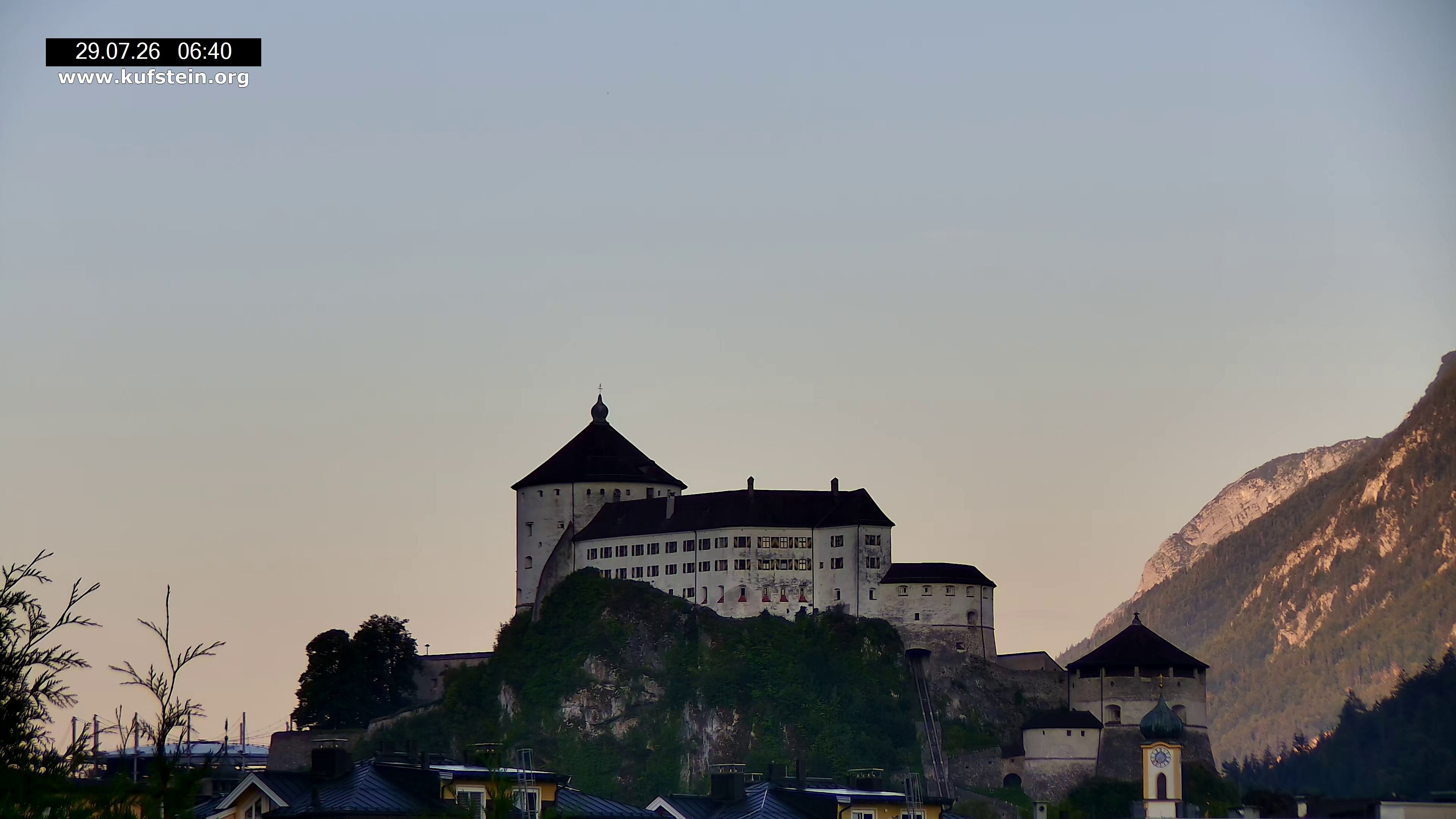 Archiv Foto Webcam Festung Kufstein