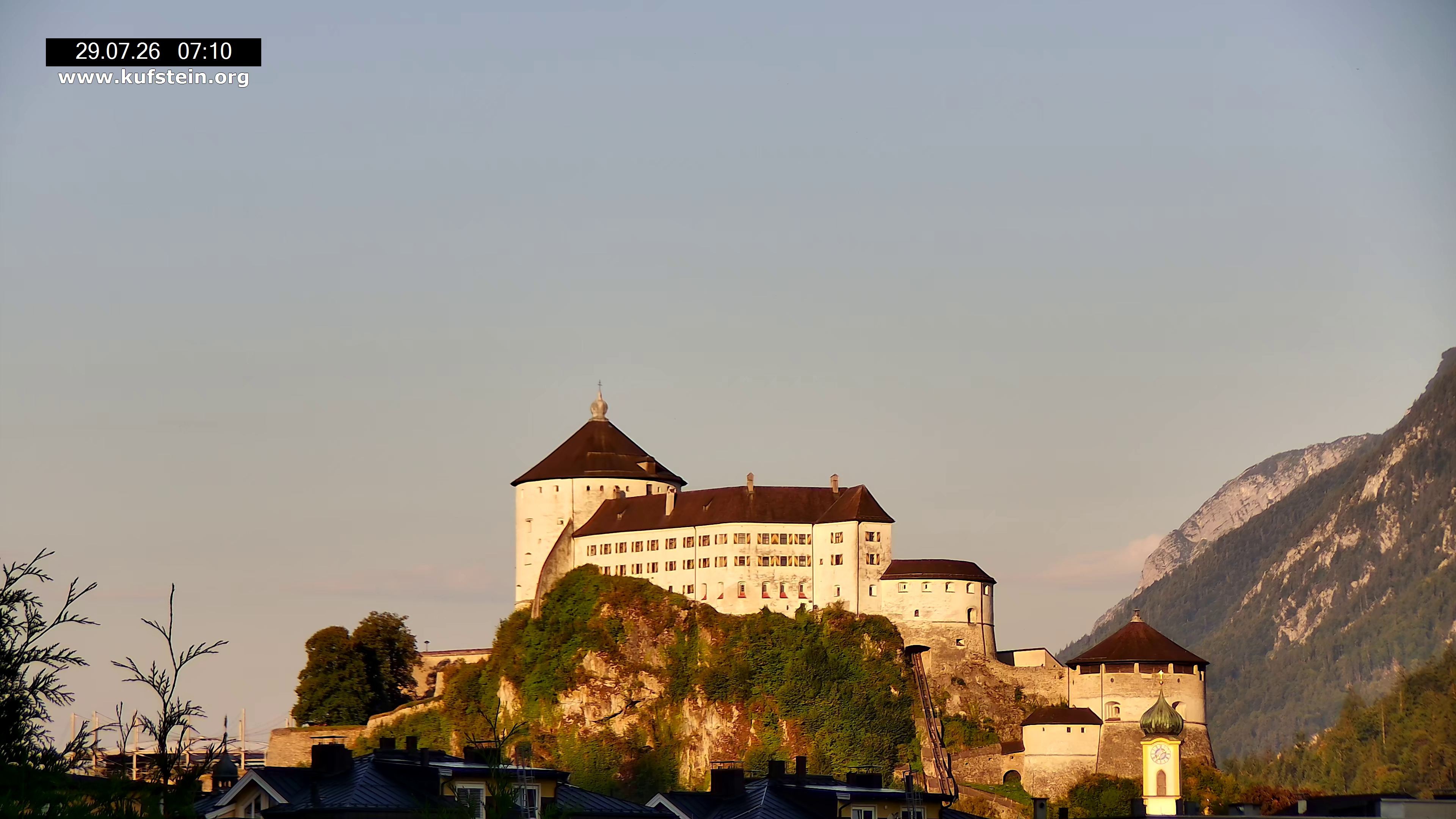 Archiv Foto Webcam Festung Kufstein