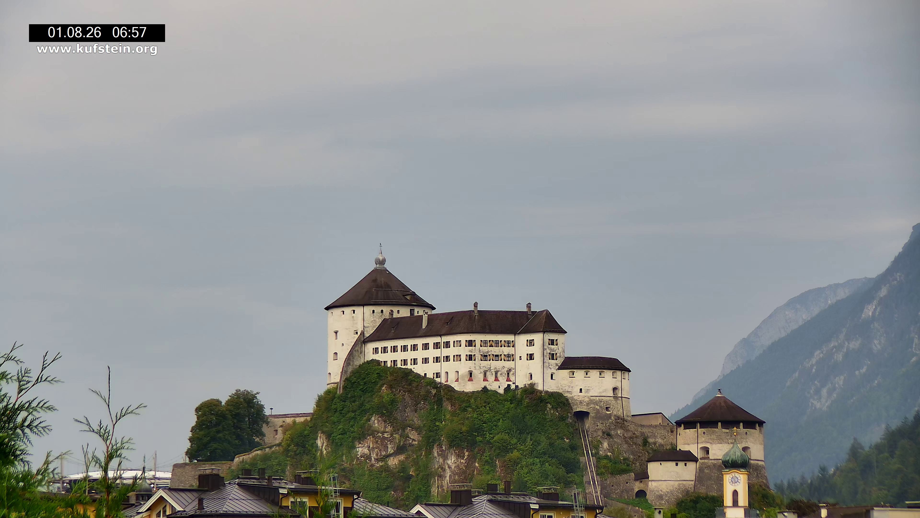 Archiv Foto Webcam Festung Kufstein