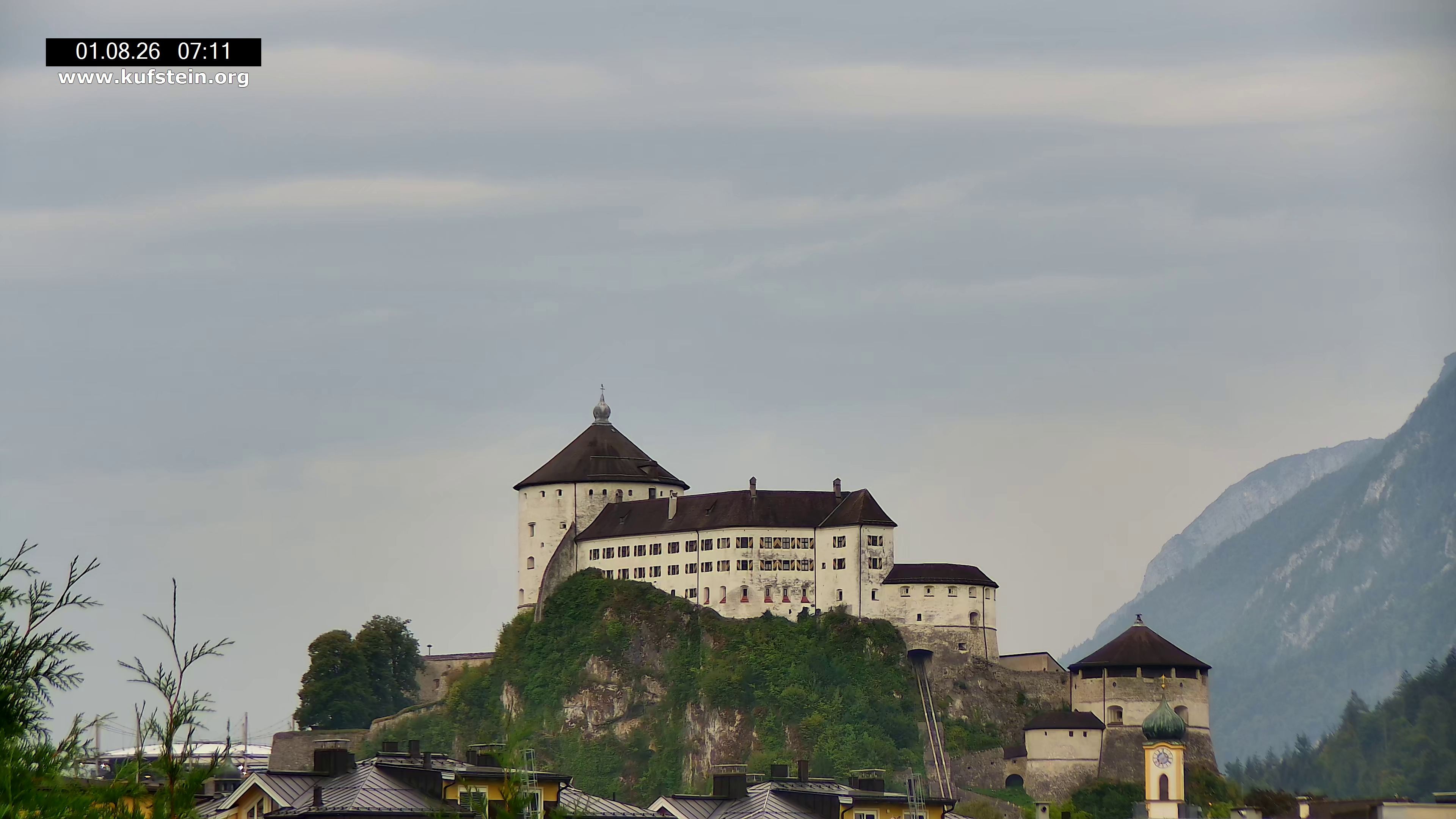 Archiv Foto Webcam Festung Kufstein