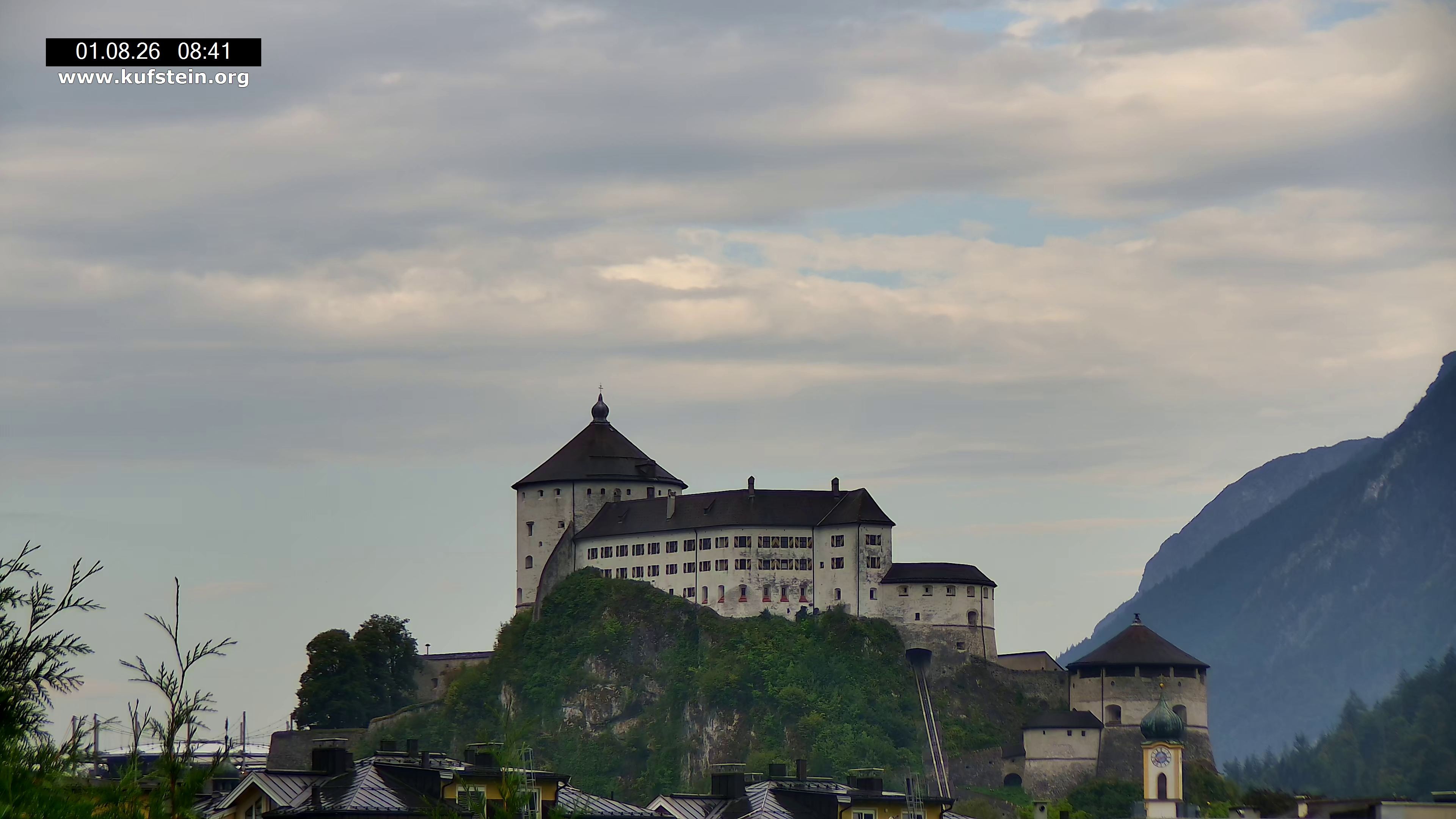 Archiv Foto Webcam Festung Kufstein