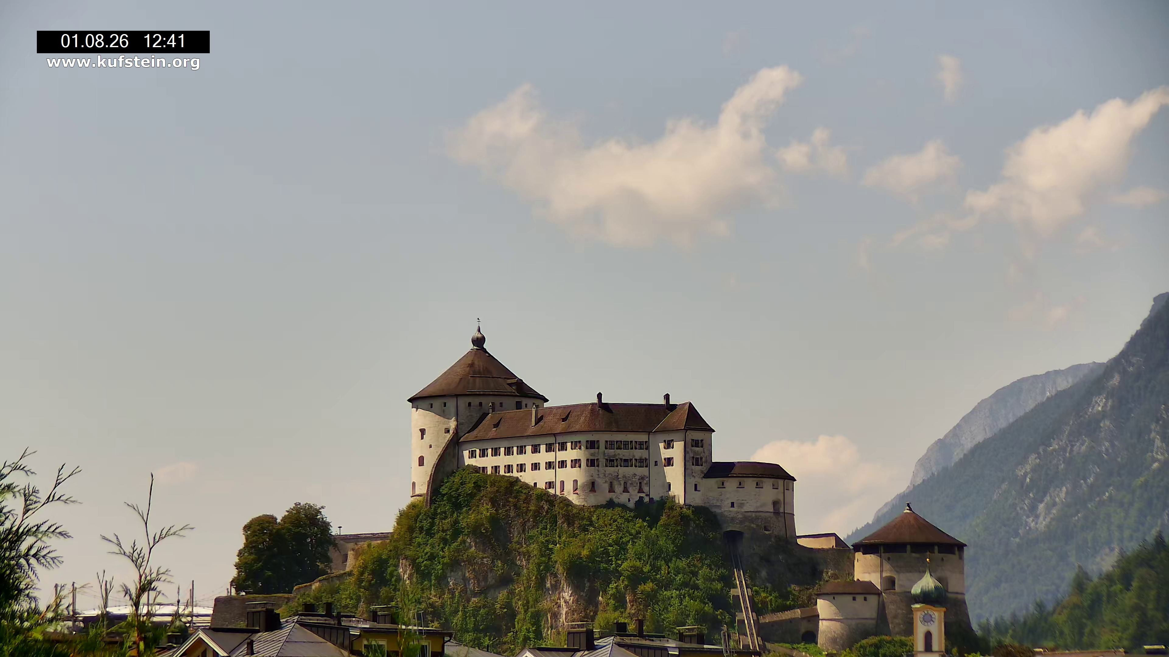 Archiv Foto Webcam Festung Kufstein