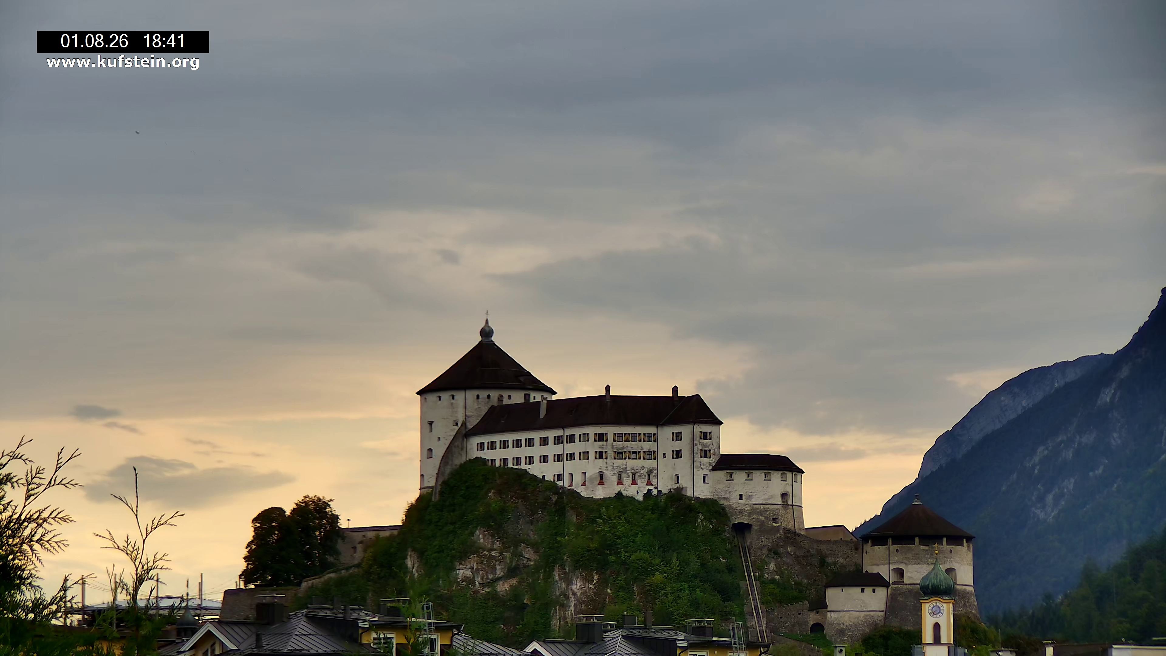 Archiv Foto Webcam Festung Kufstein