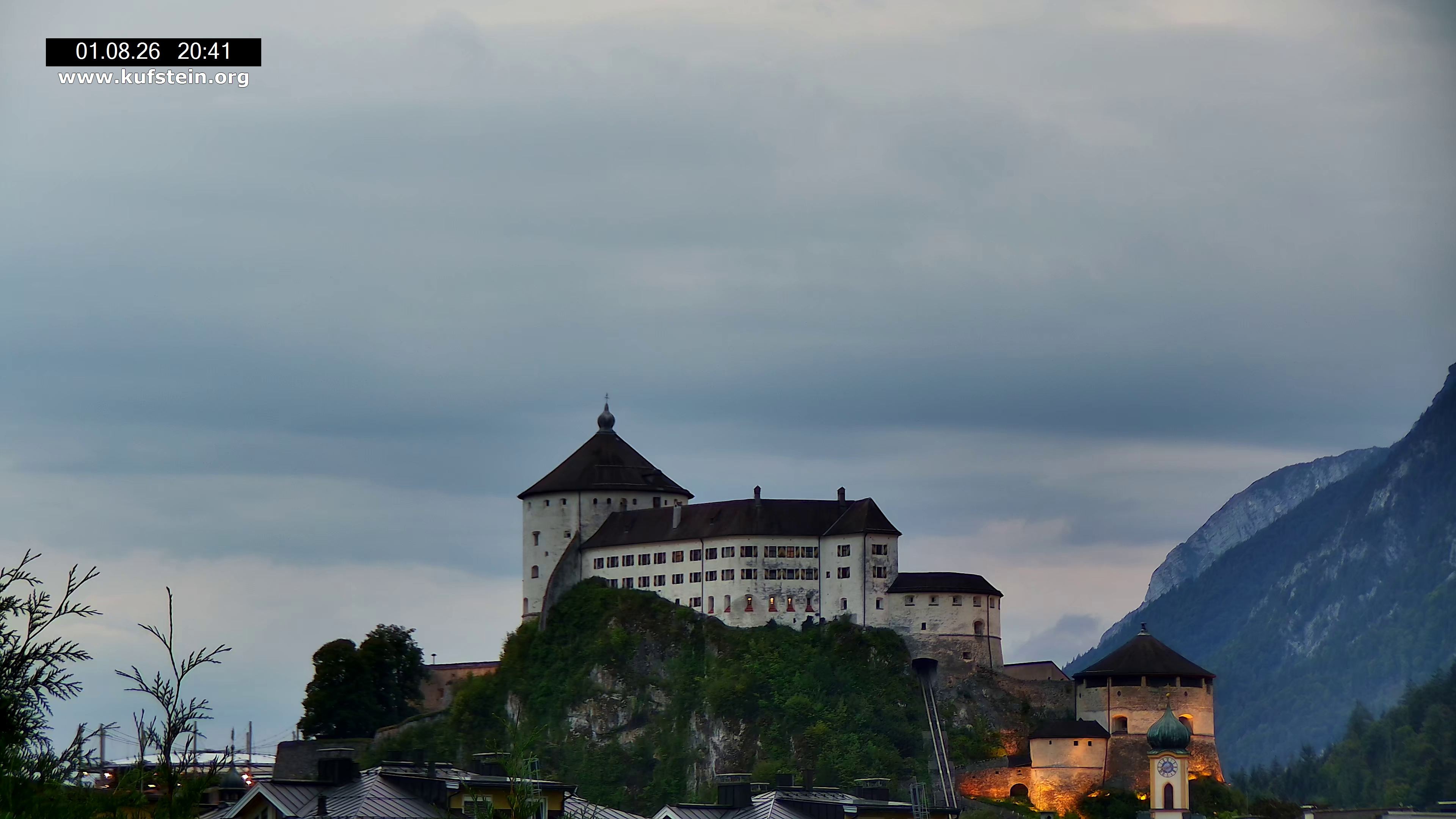 Archiv Foto Webcam Festung Kufstein