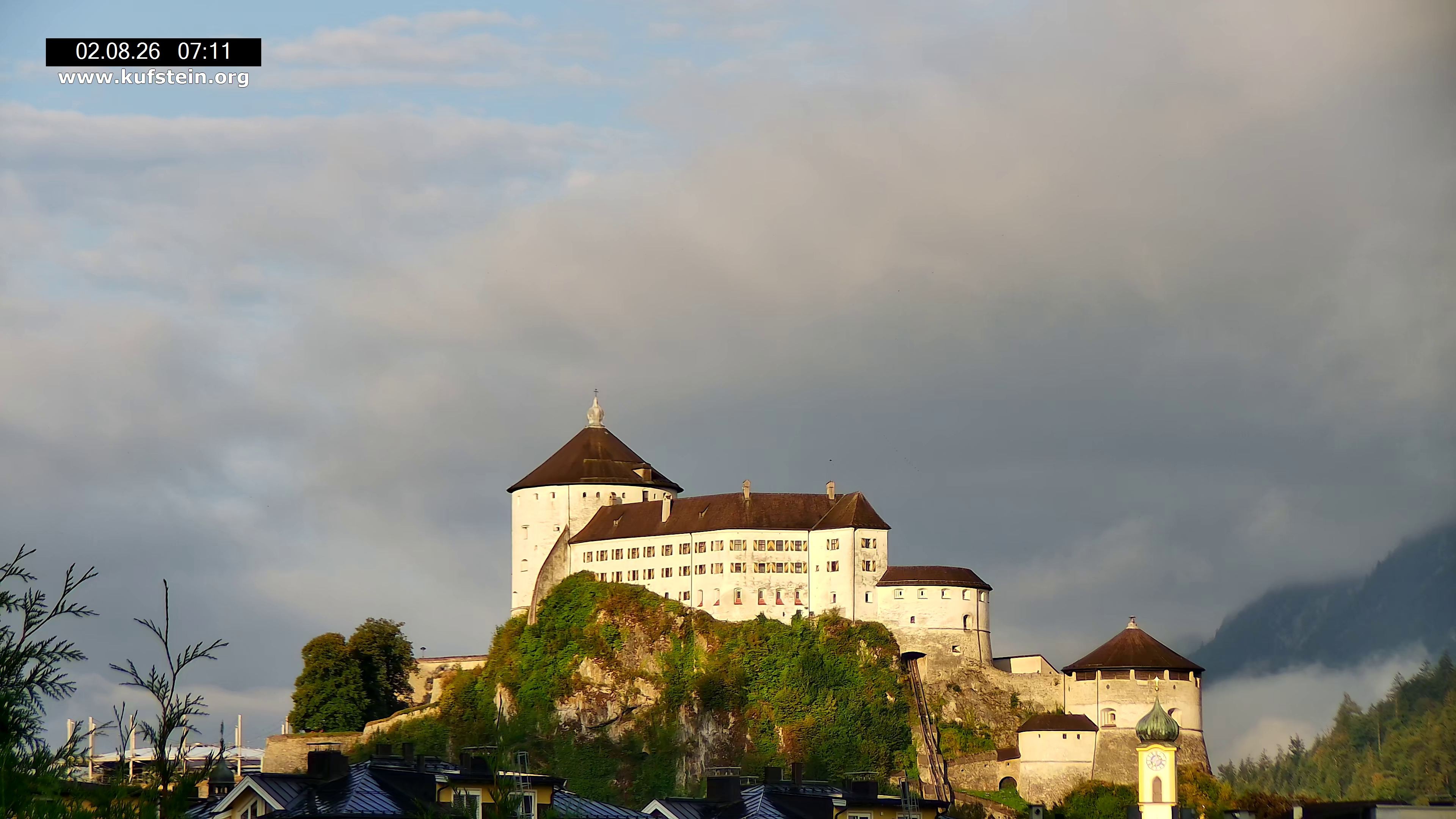 Archiv Foto Webcam Festung Kufstein