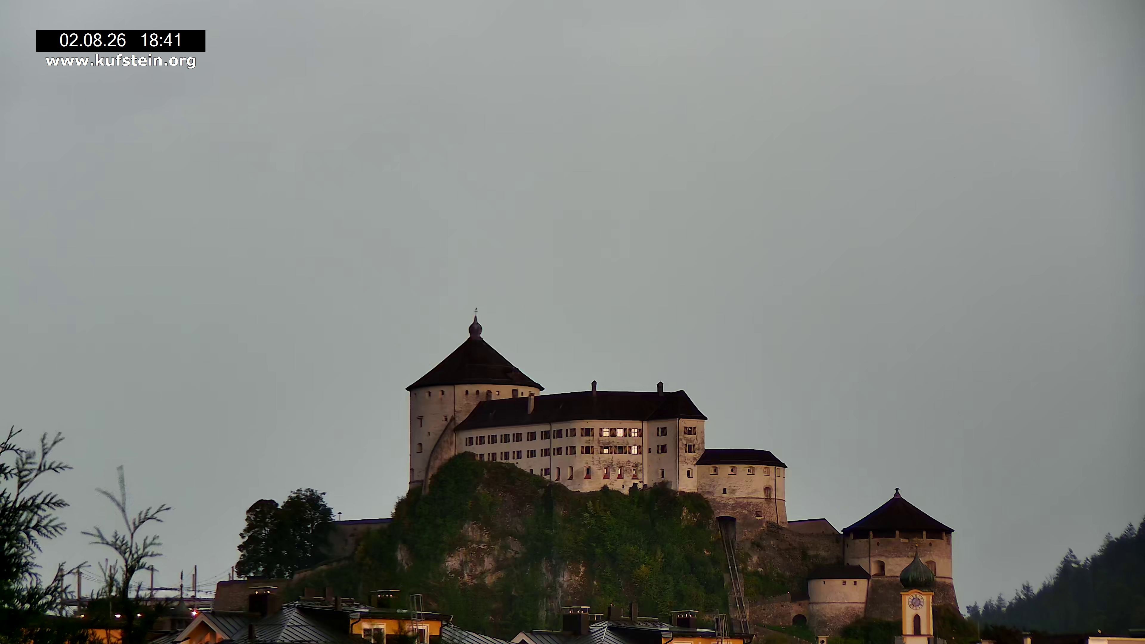 Archived image Webcam Kufstein Fortress