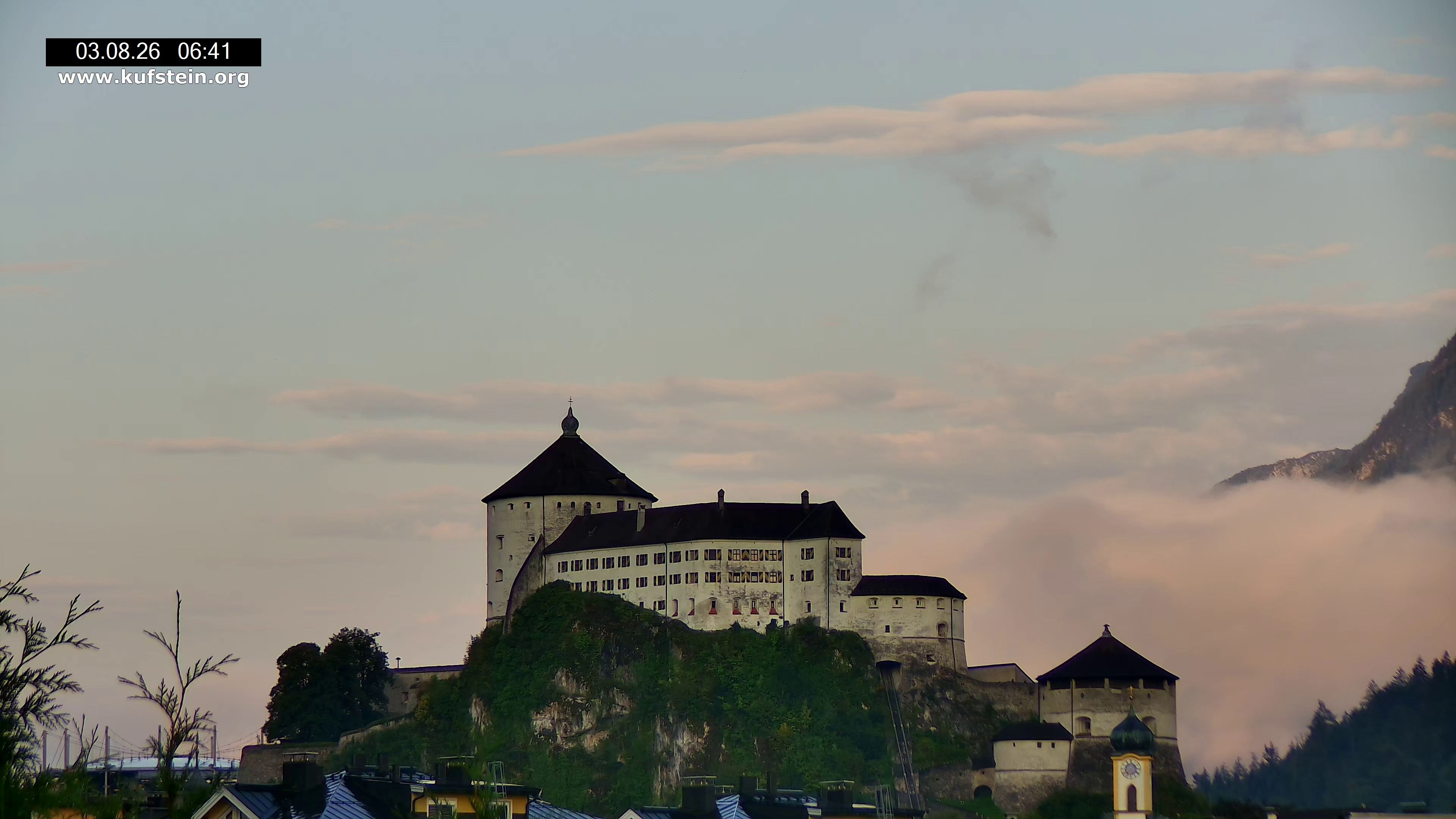 Archiv Foto Webcam Festung Kufstein