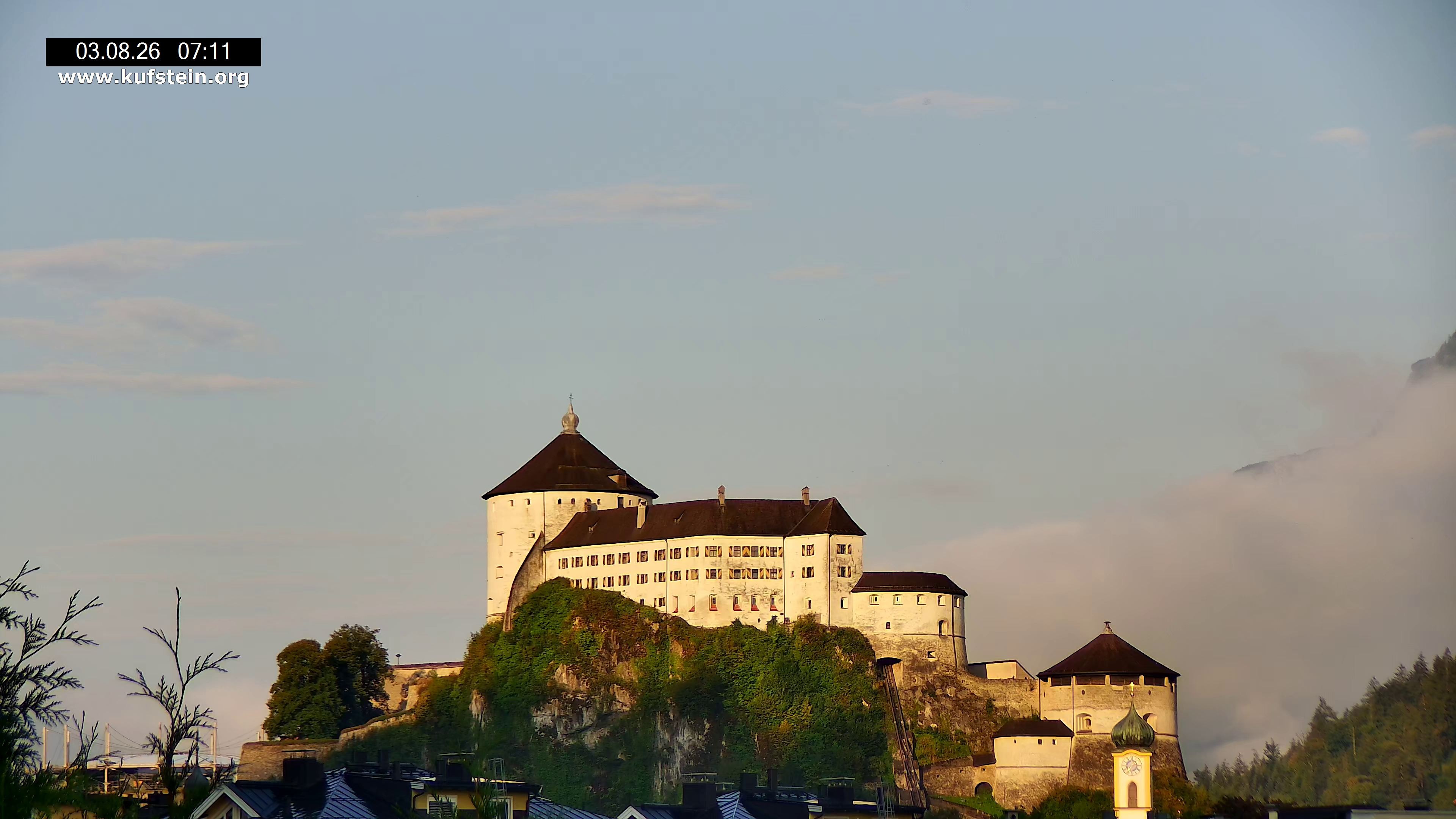 Archiv Foto Webcam Festung Kufstein