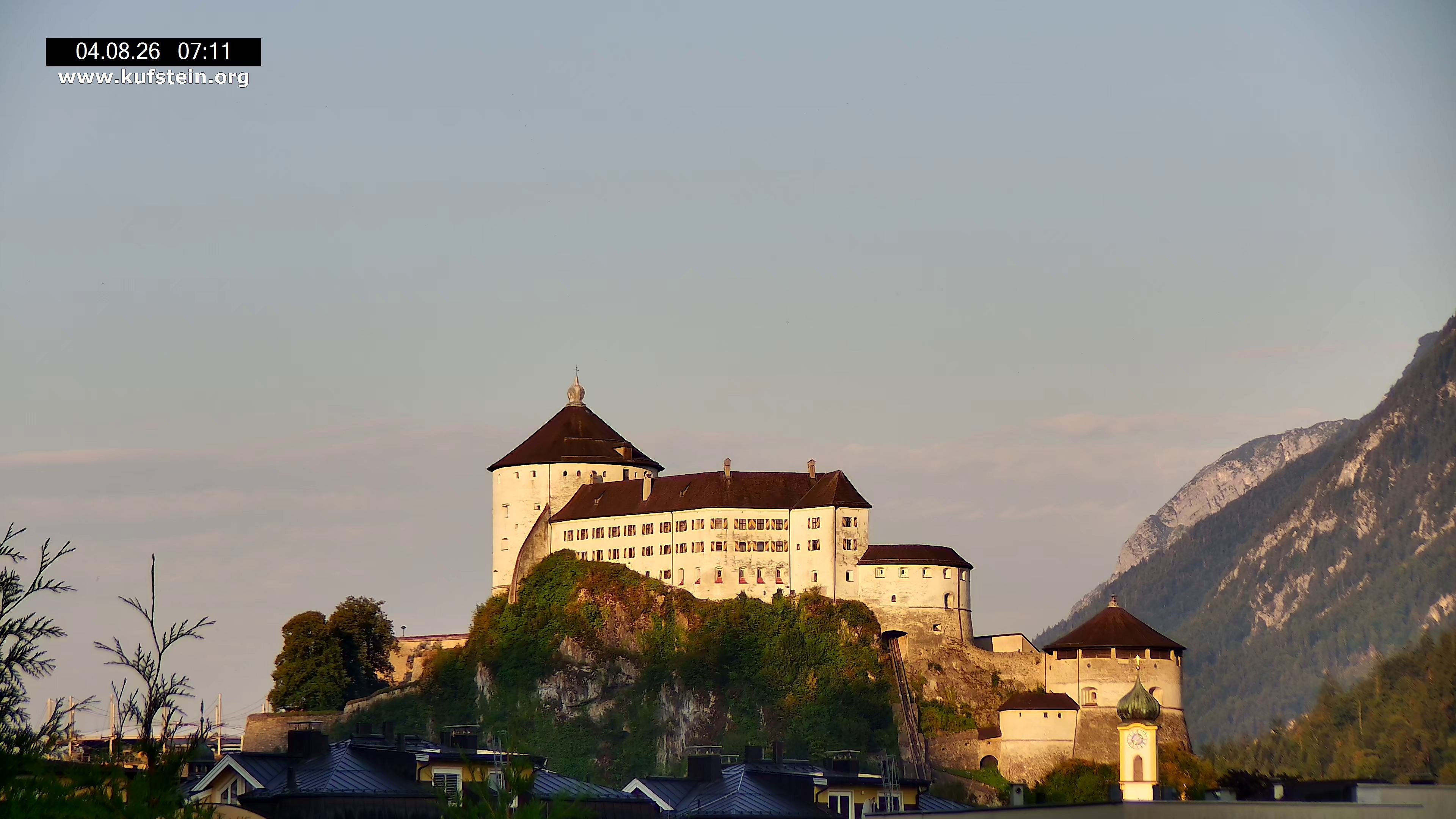 Archiv Foto Webcam Festung Kufstein