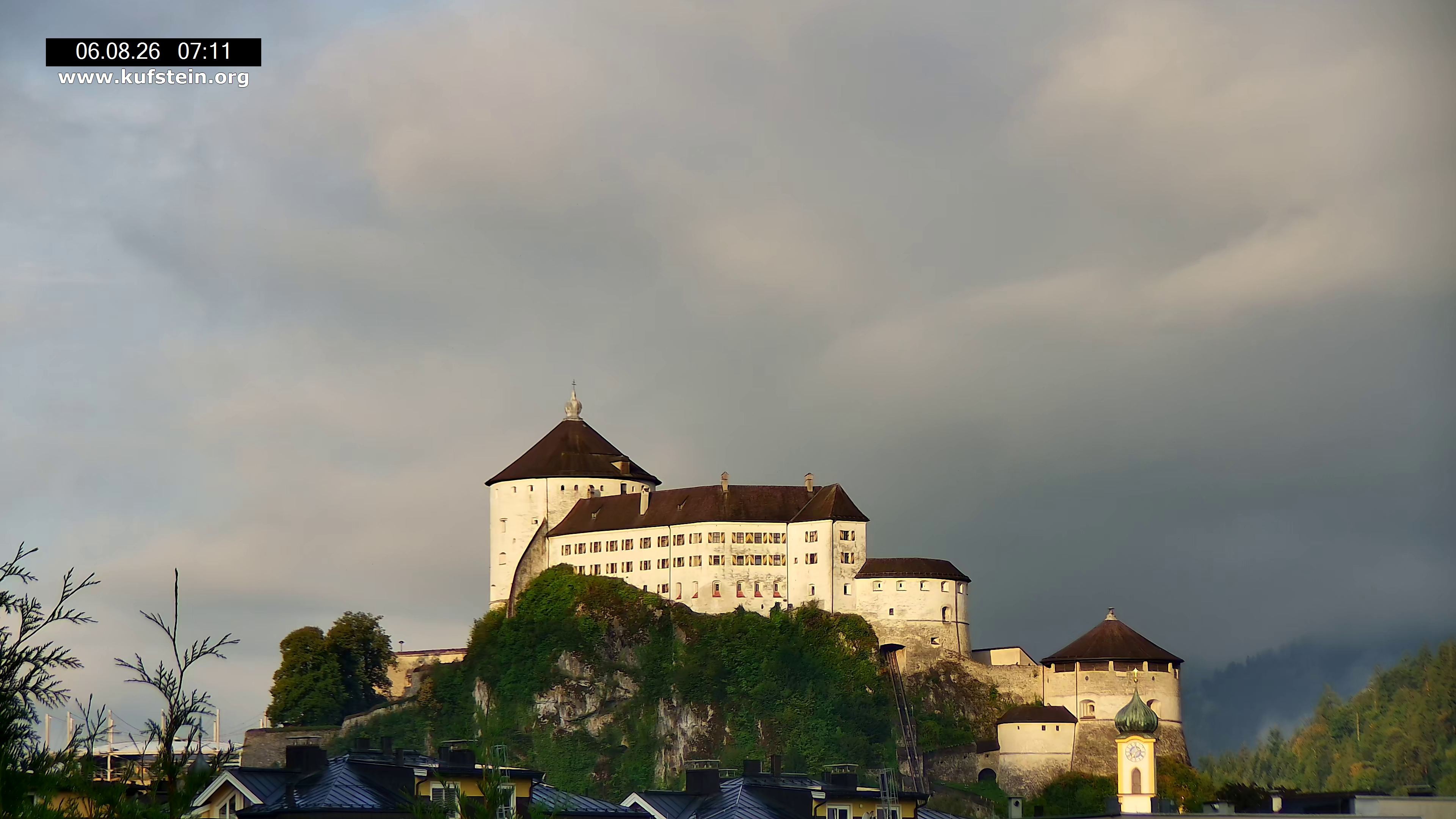 Archived image Webcam Kufstein Fortress