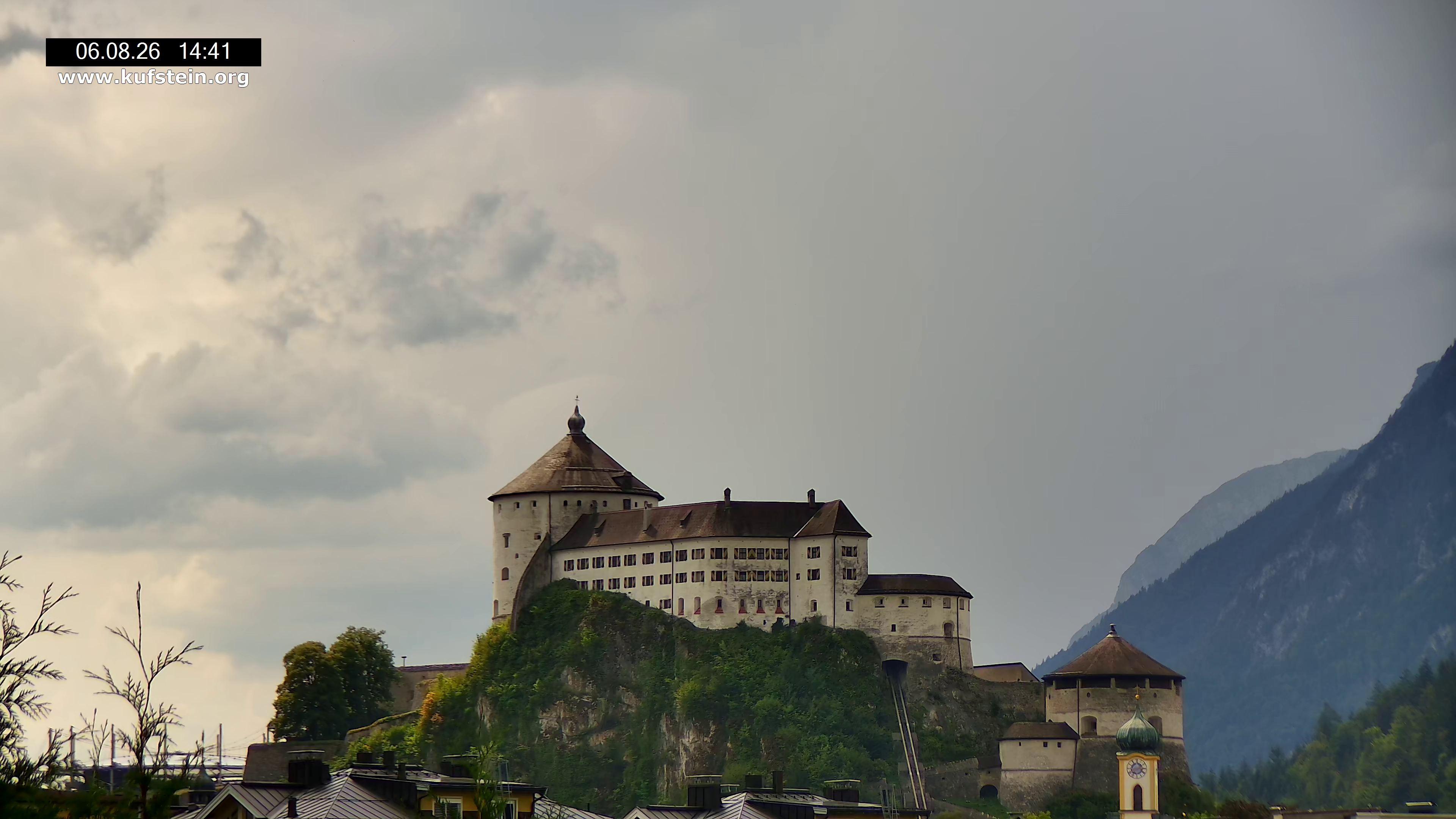 Archived image Webcam Kufstein Fortress