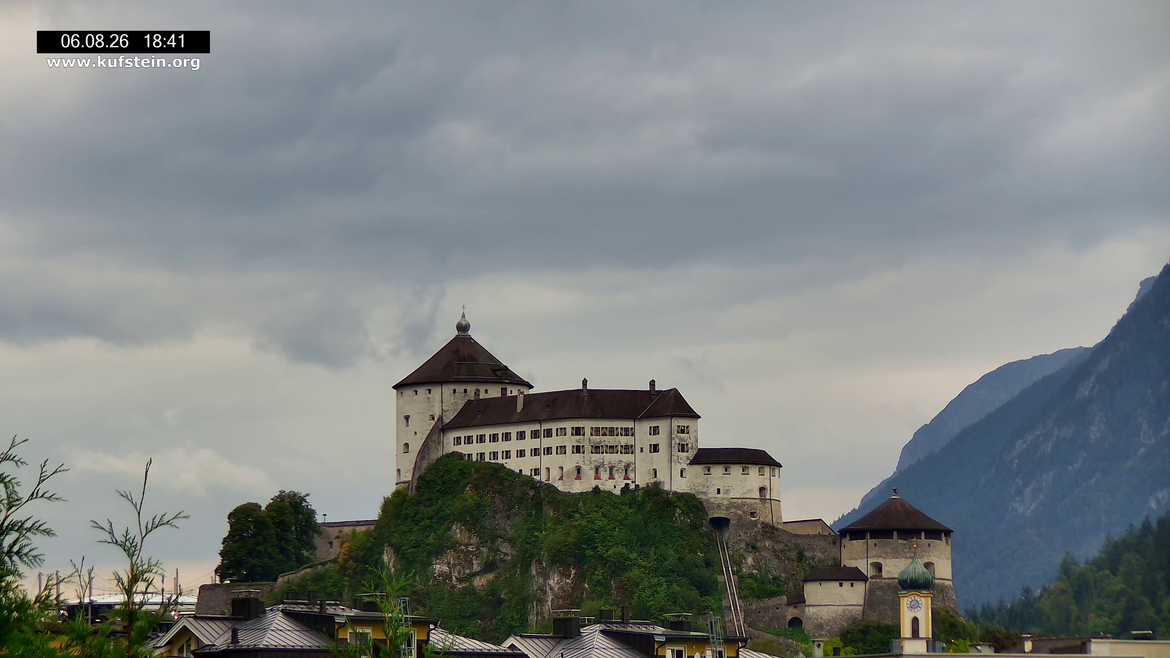 Archived image Webcam Kufstein Fortress