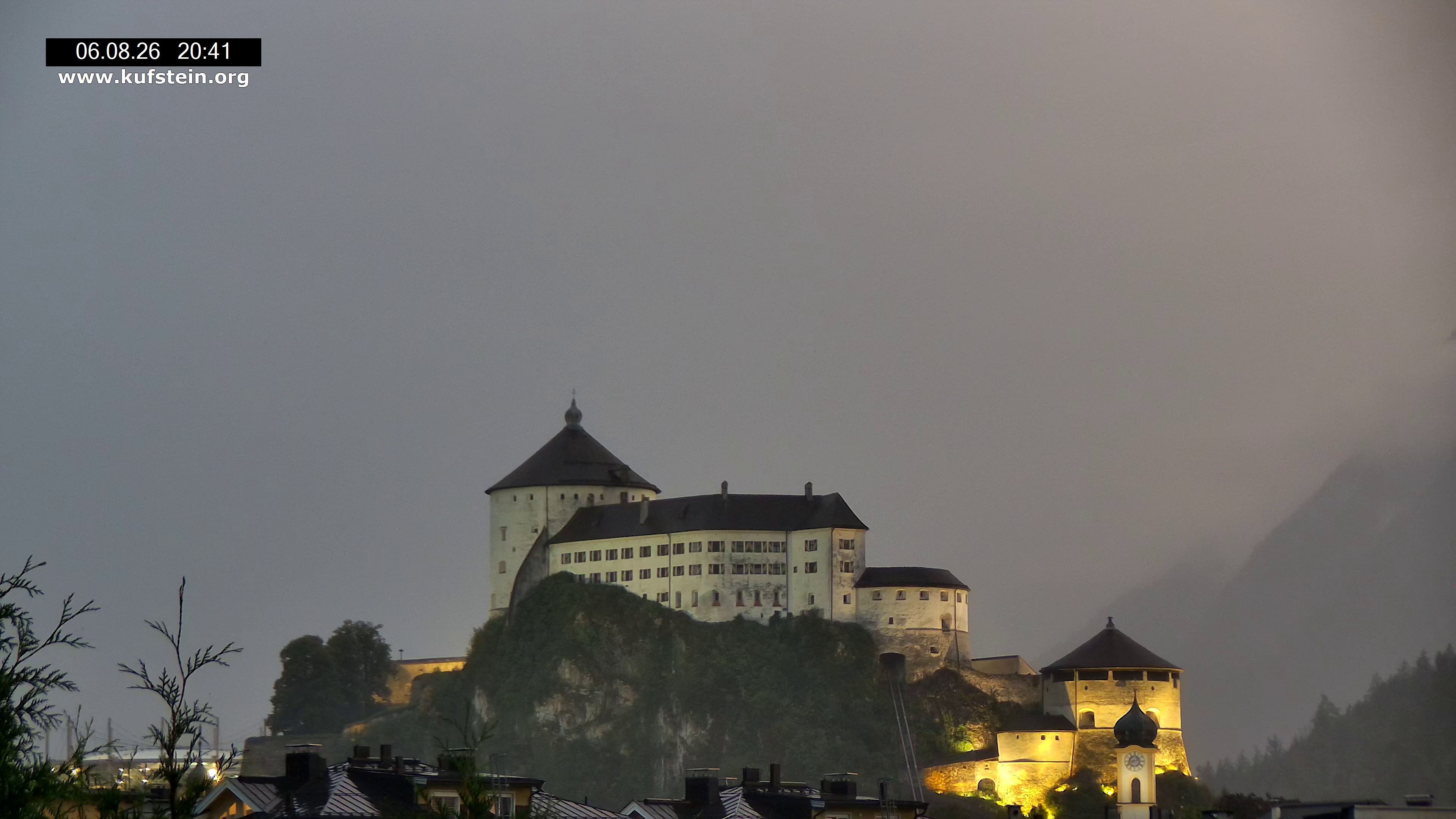 Archived image Webcam Kufstein Fortress