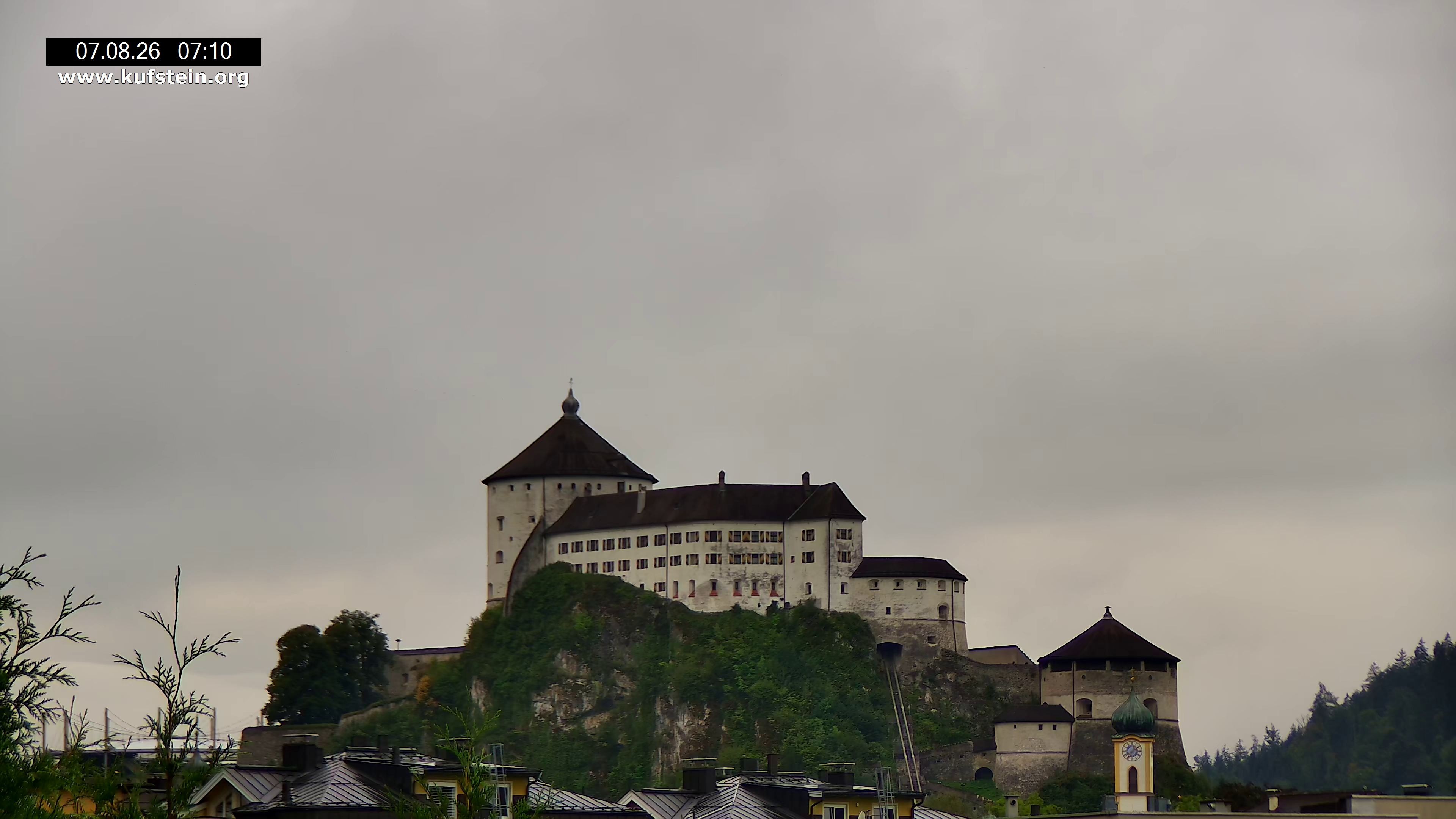 Archiv Foto Webcam Festung Kufstein