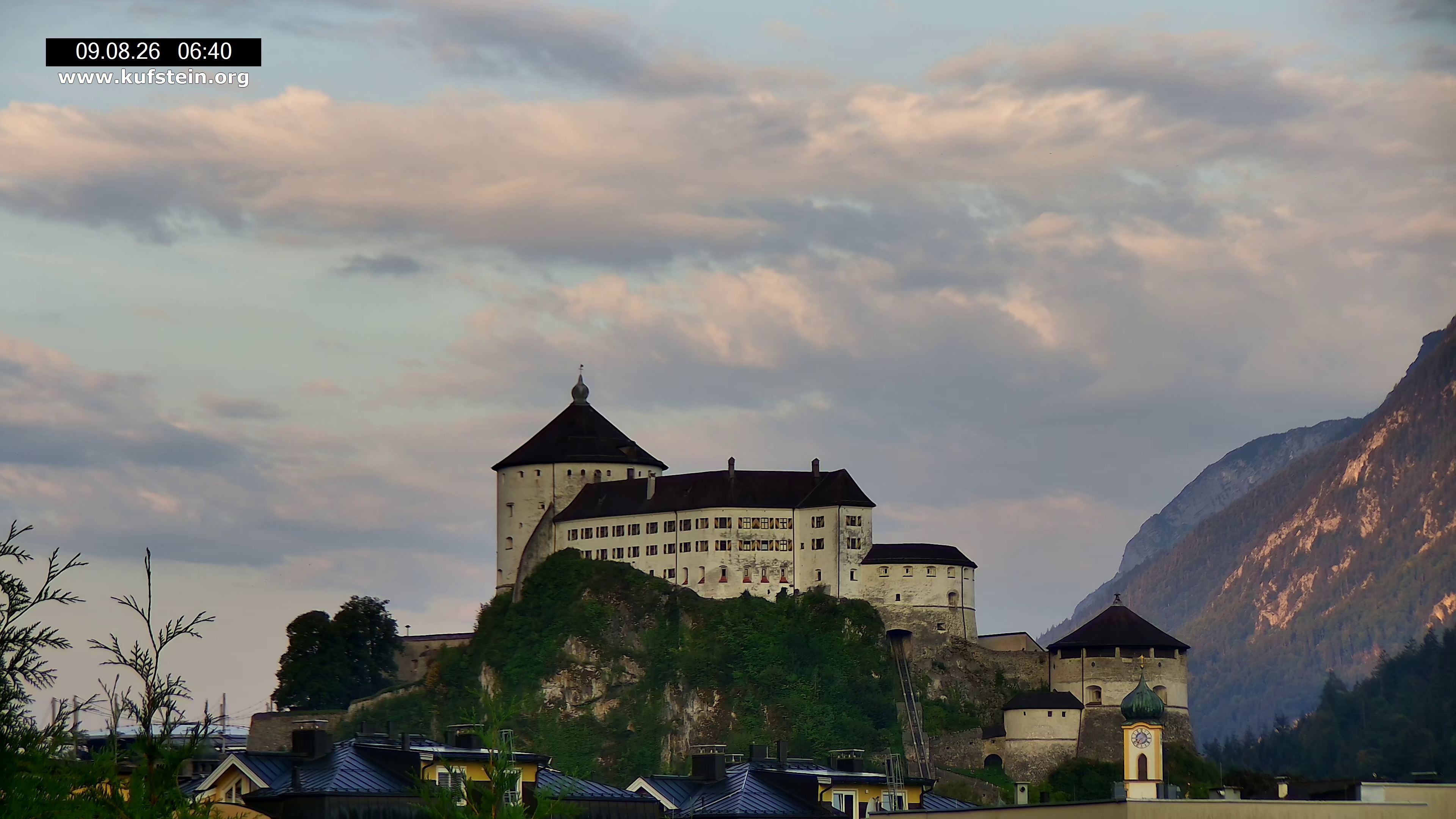 Archiv Foto Webcam Festung Kufstein