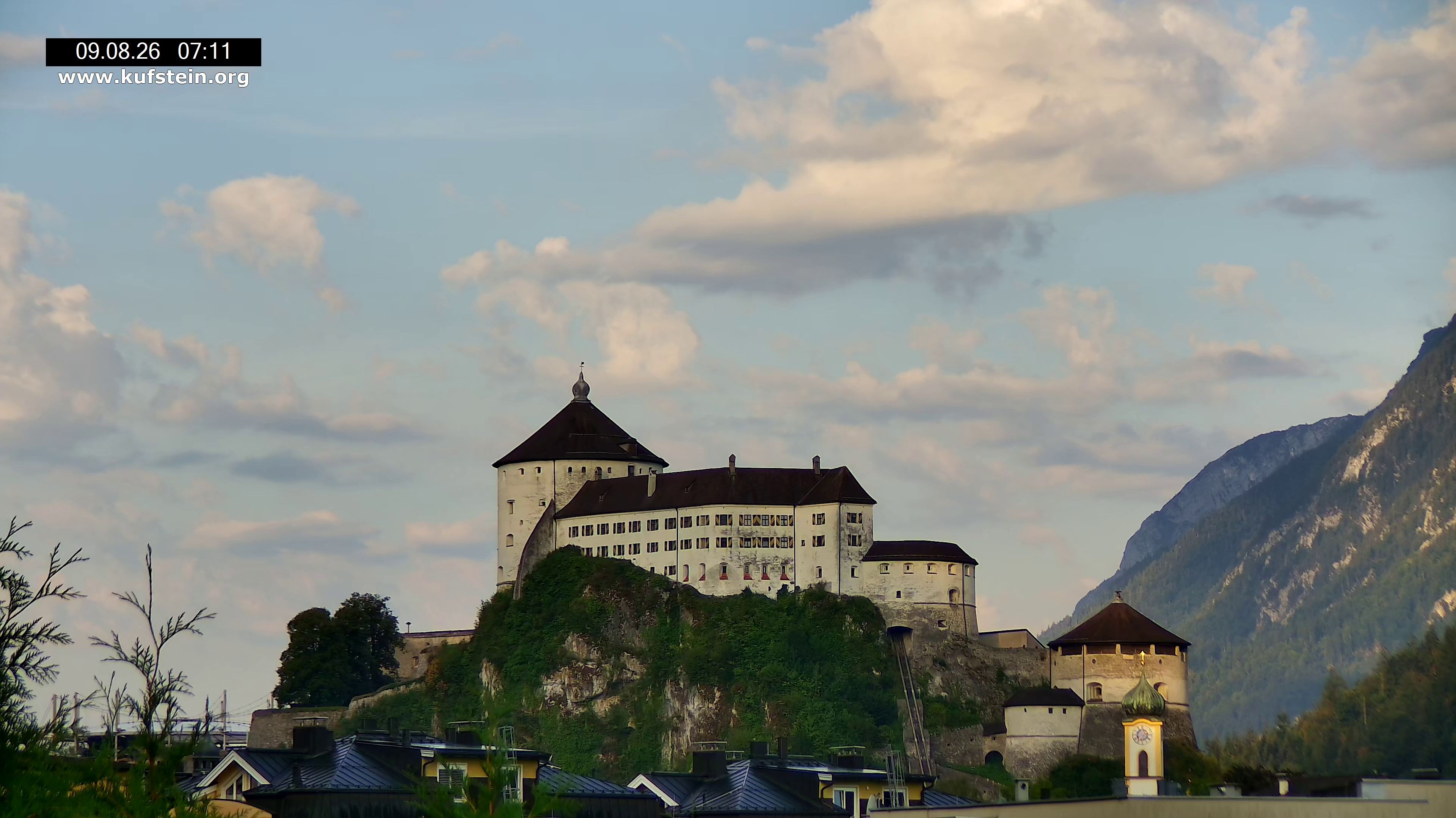 Archiv Foto Webcam Festung Kufstein