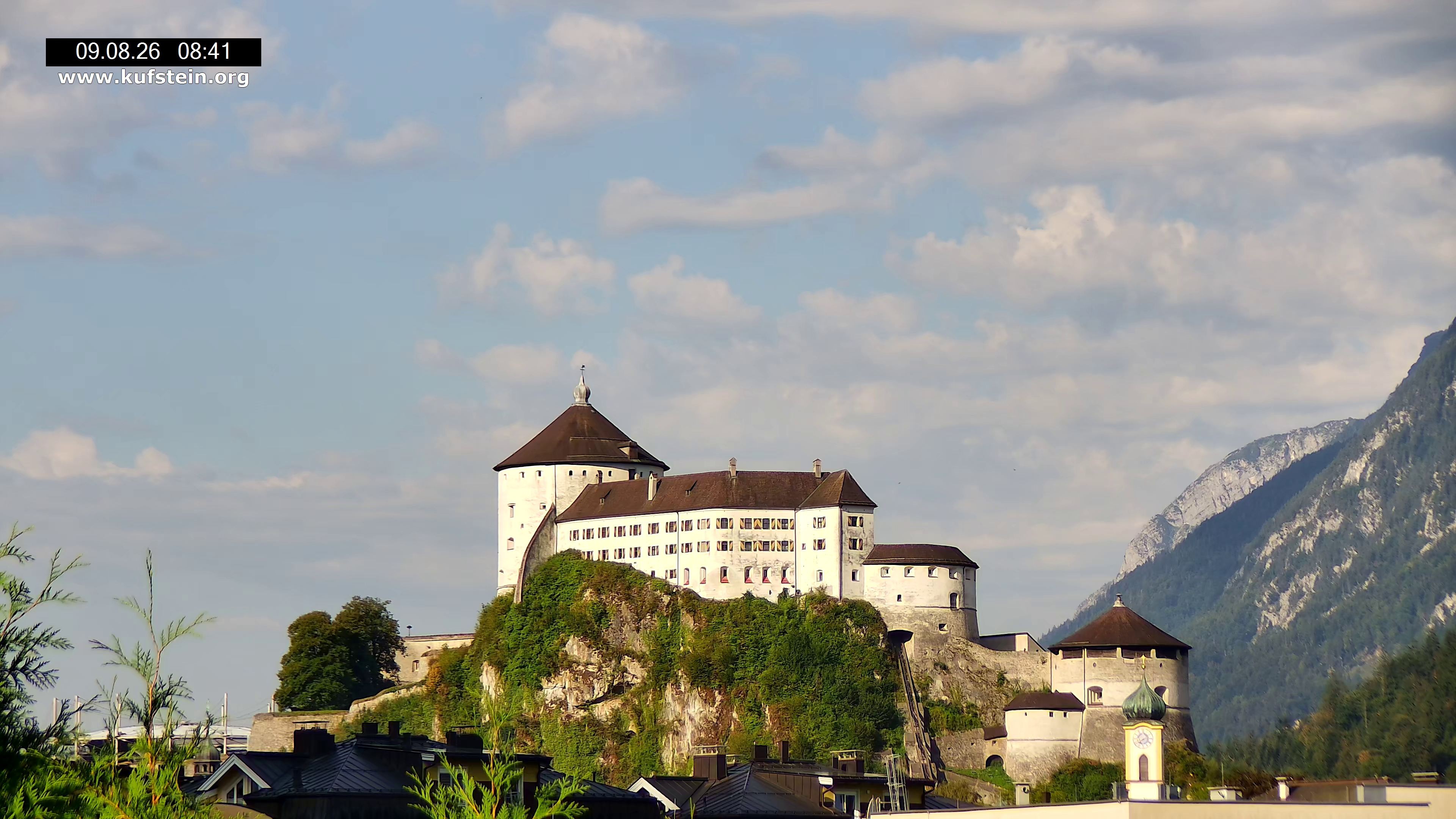 Archiv Foto Webcam Festung Kufstein