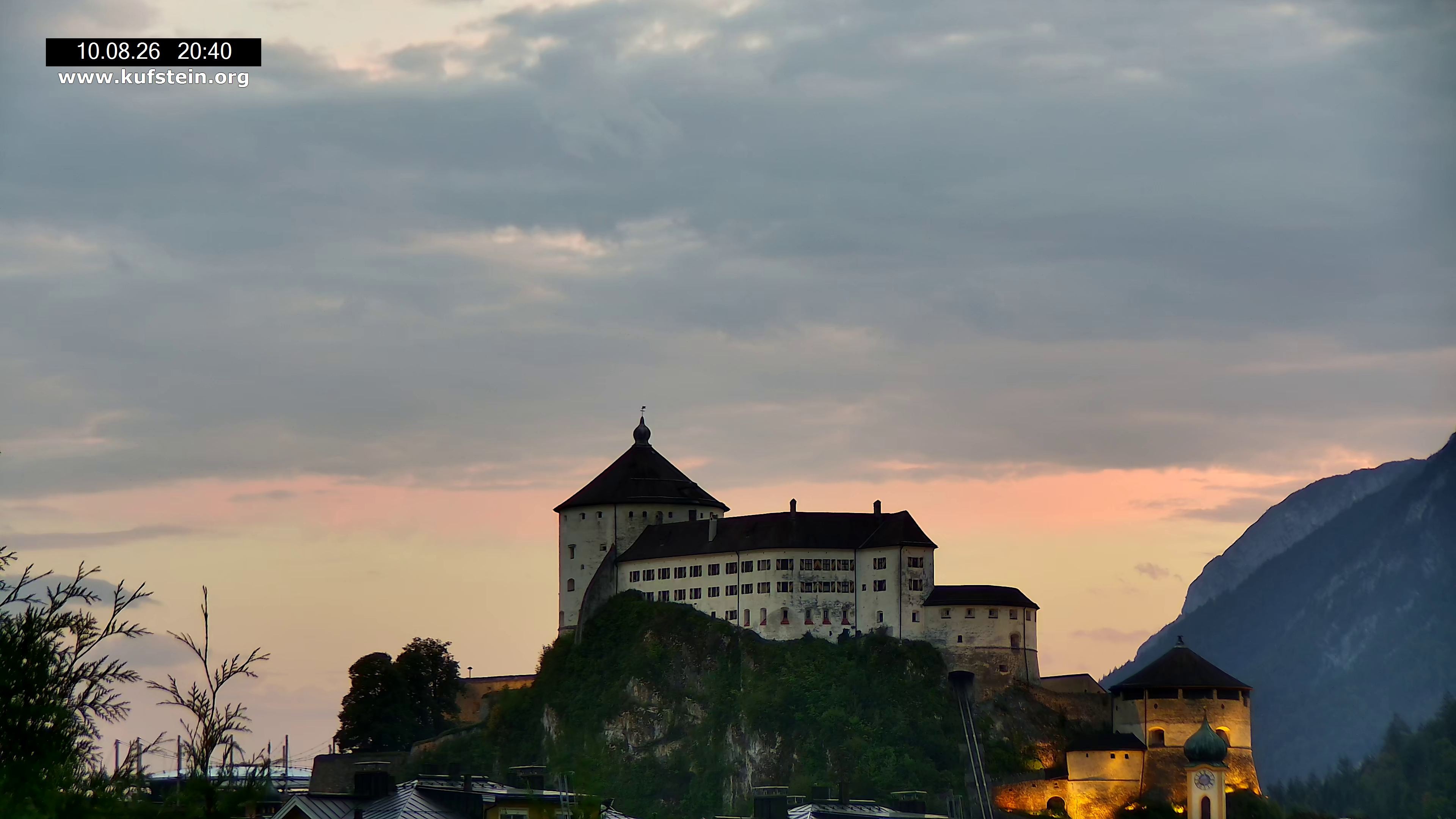 Archiv Foto Webcam Festung Kufstein