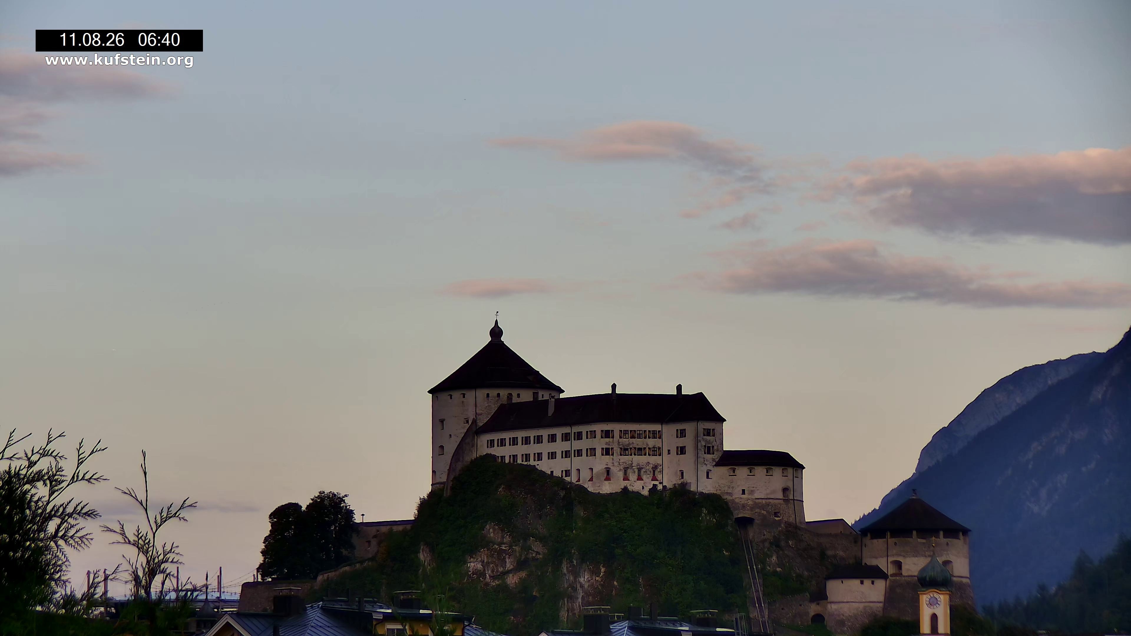 Archiv Foto Webcam Festung Kufstein