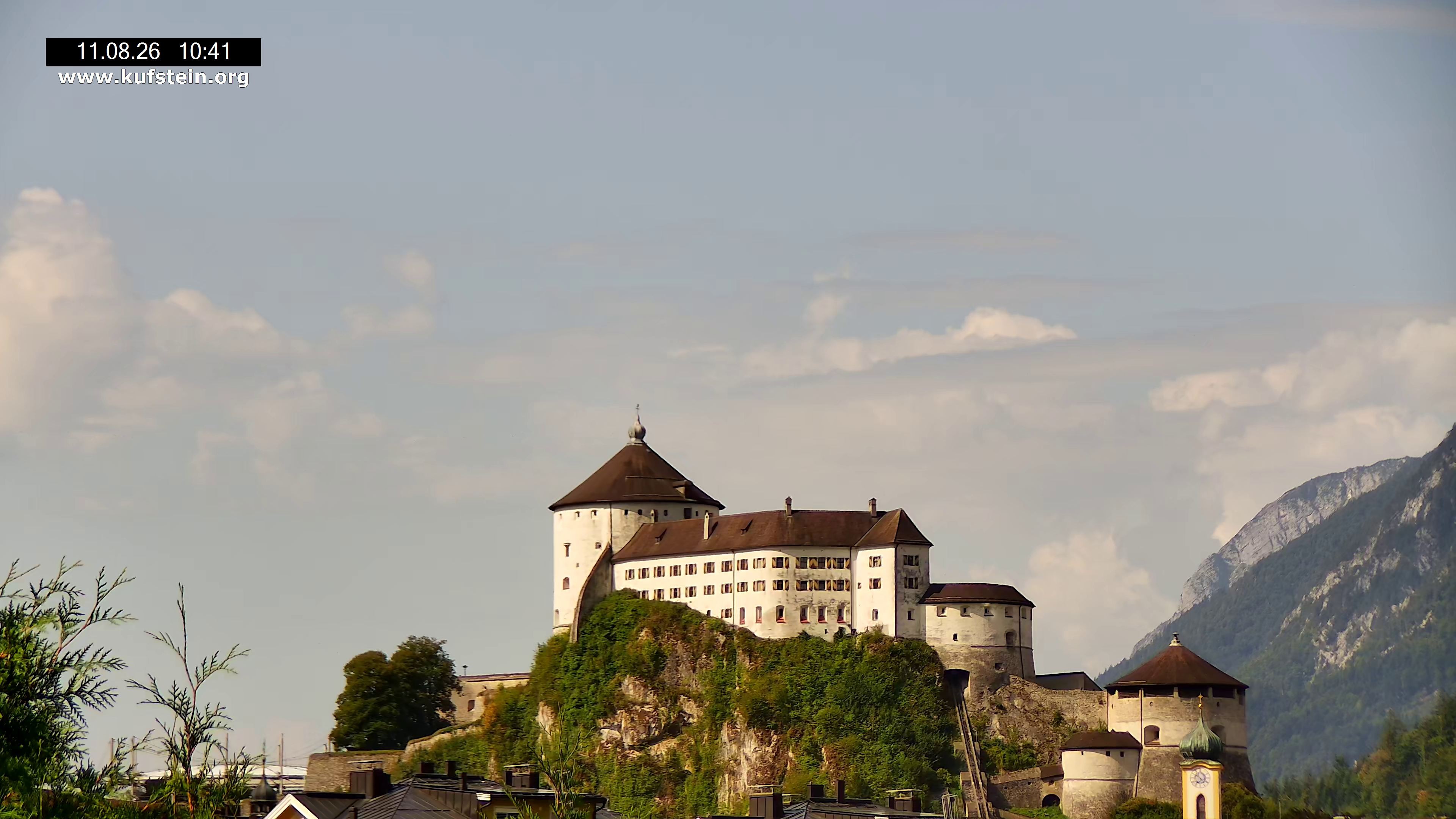Archiv Foto Webcam Festung Kufstein