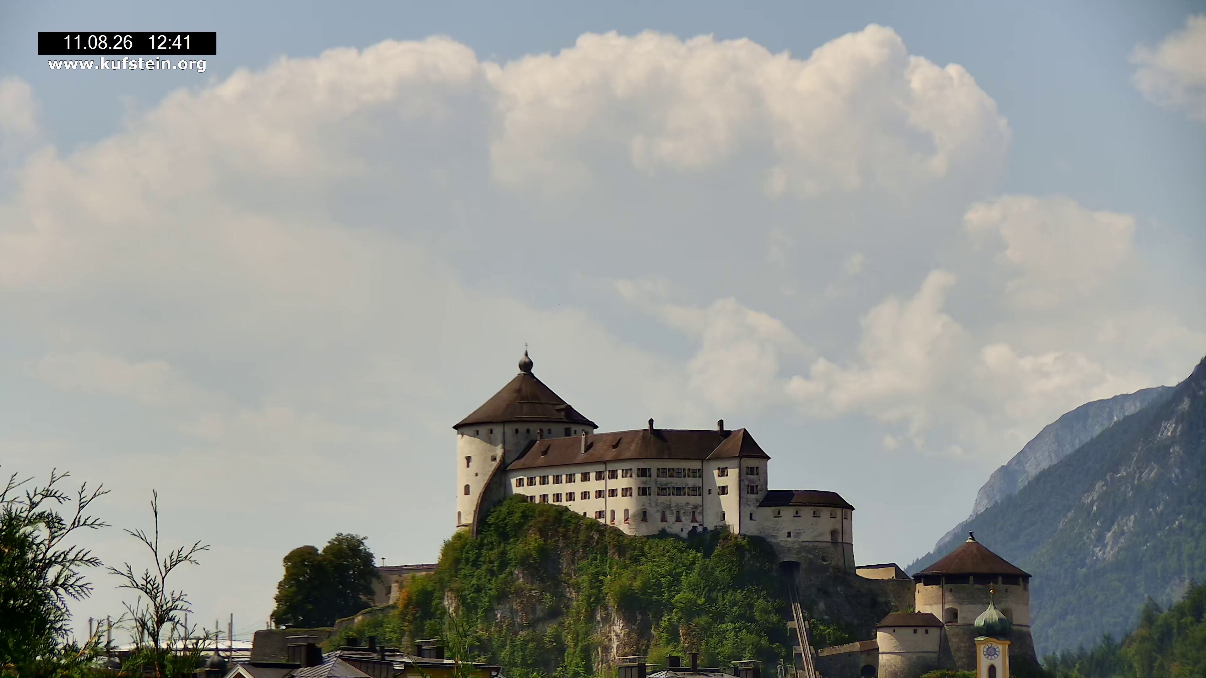 Archiv Foto Webcam Festung Kufstein