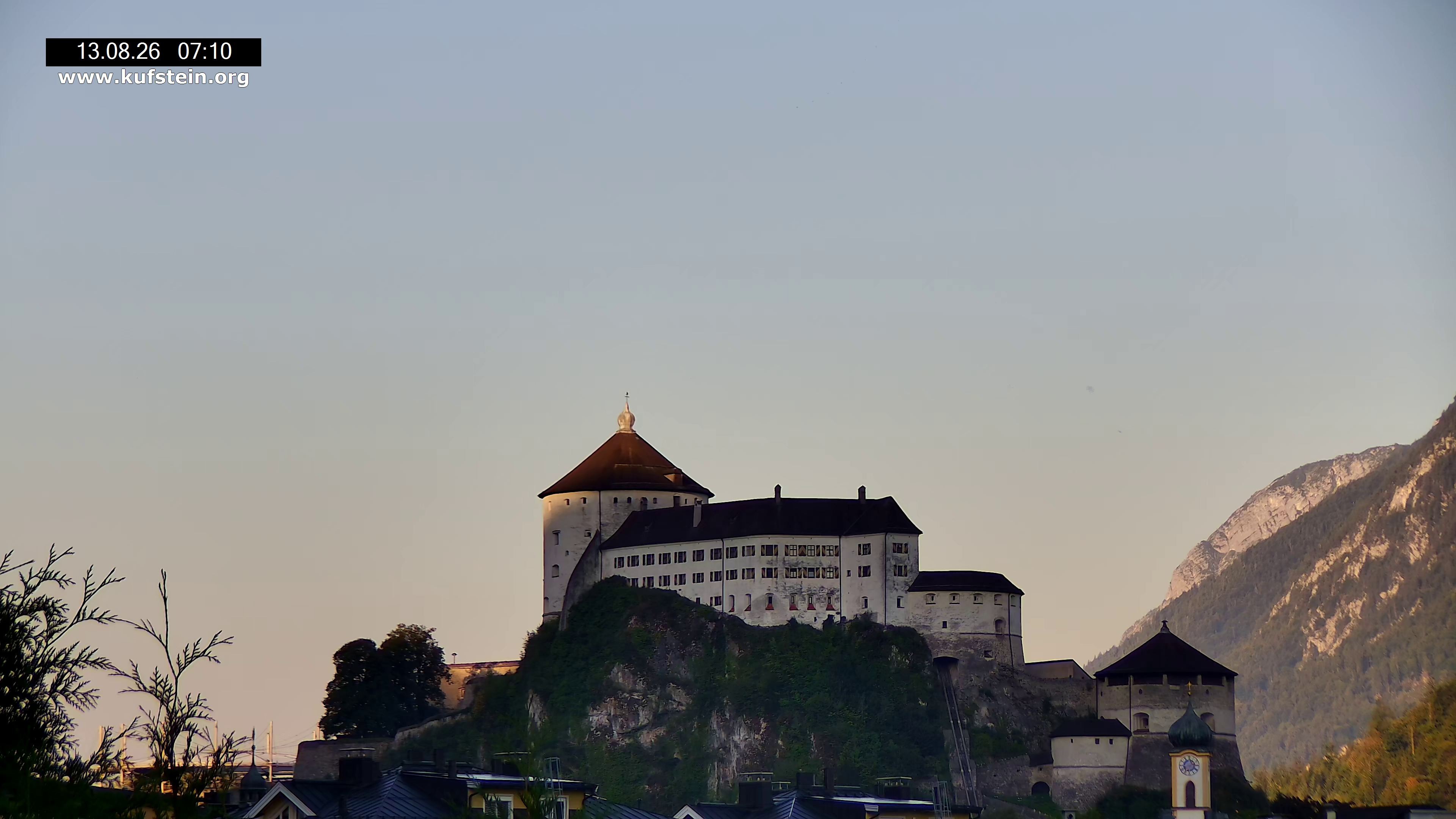 Archiv Foto Webcam Festung Kufstein