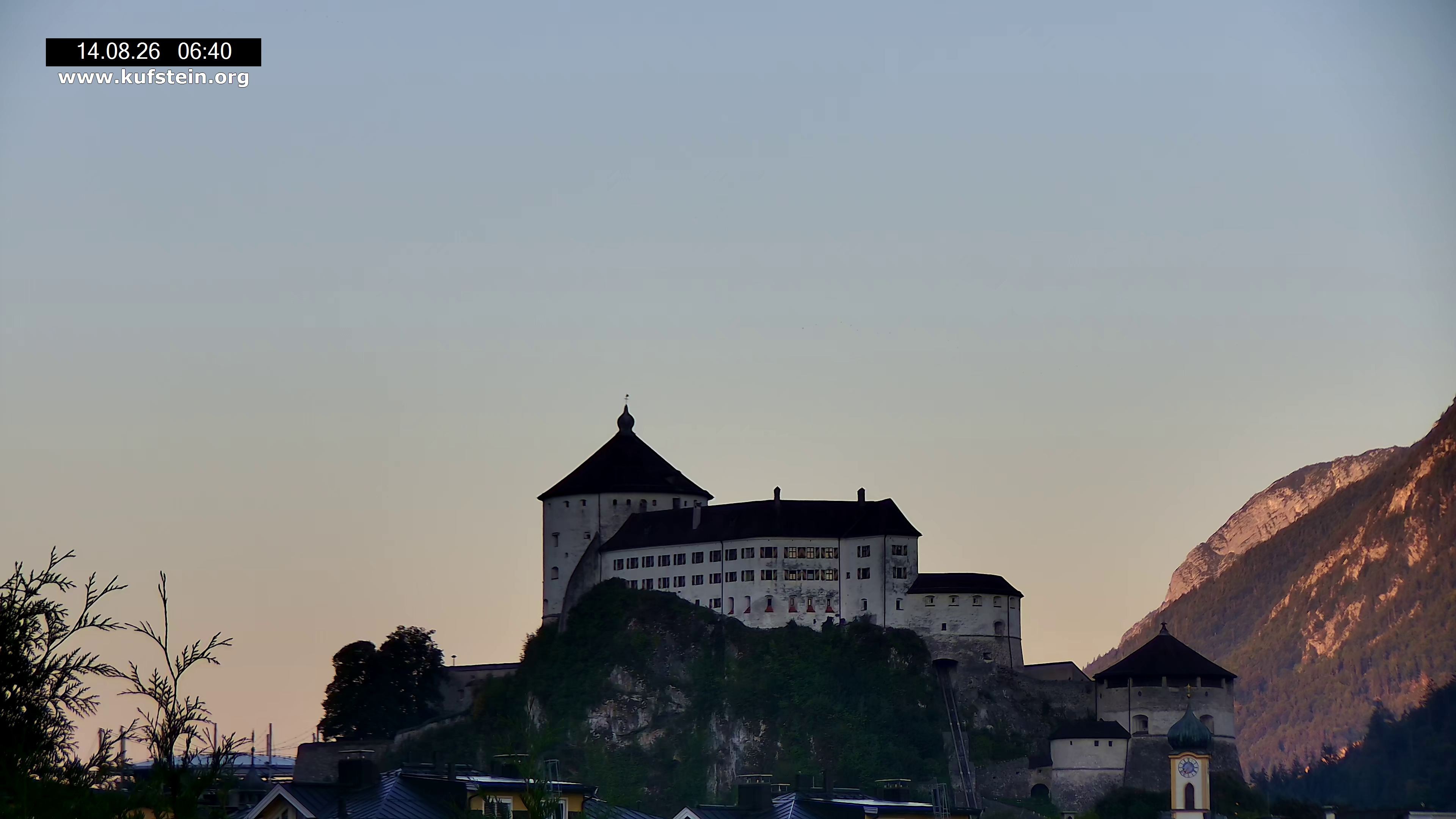 Archived image Webcam Kufstein Fortress