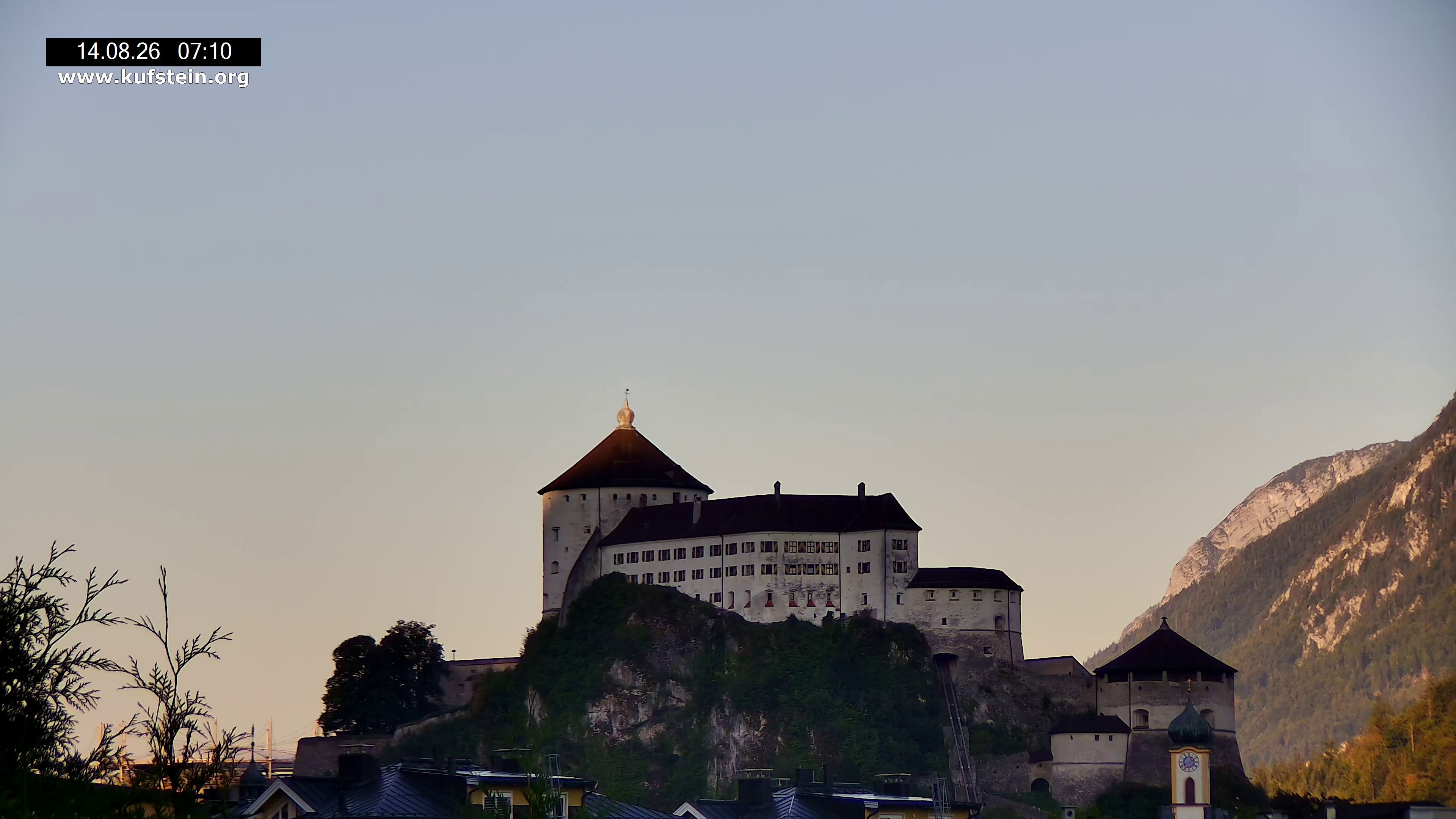 Archived image Webcam Kufstein Fortress