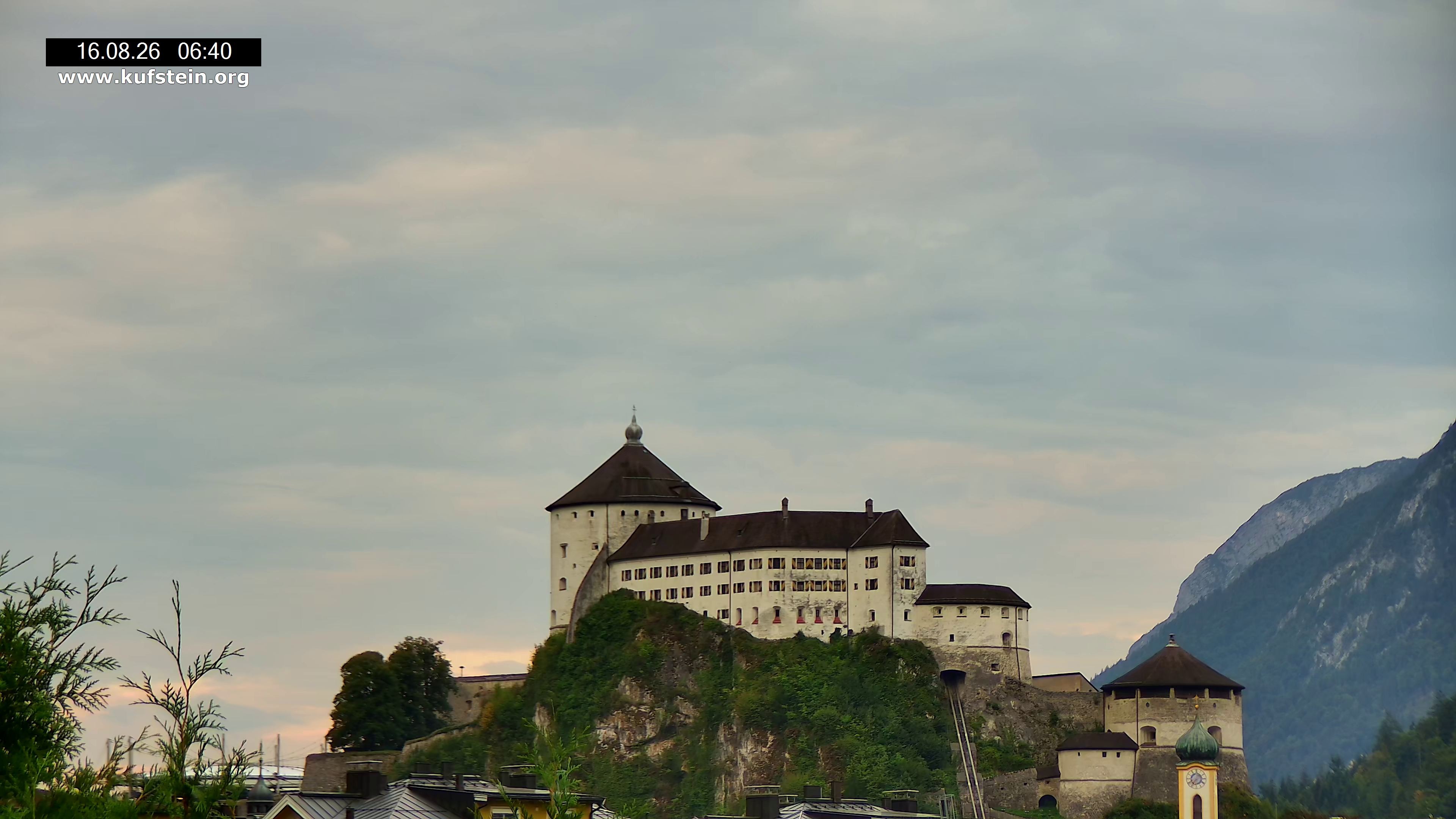 Archiv Foto Webcam Festung Kufstein