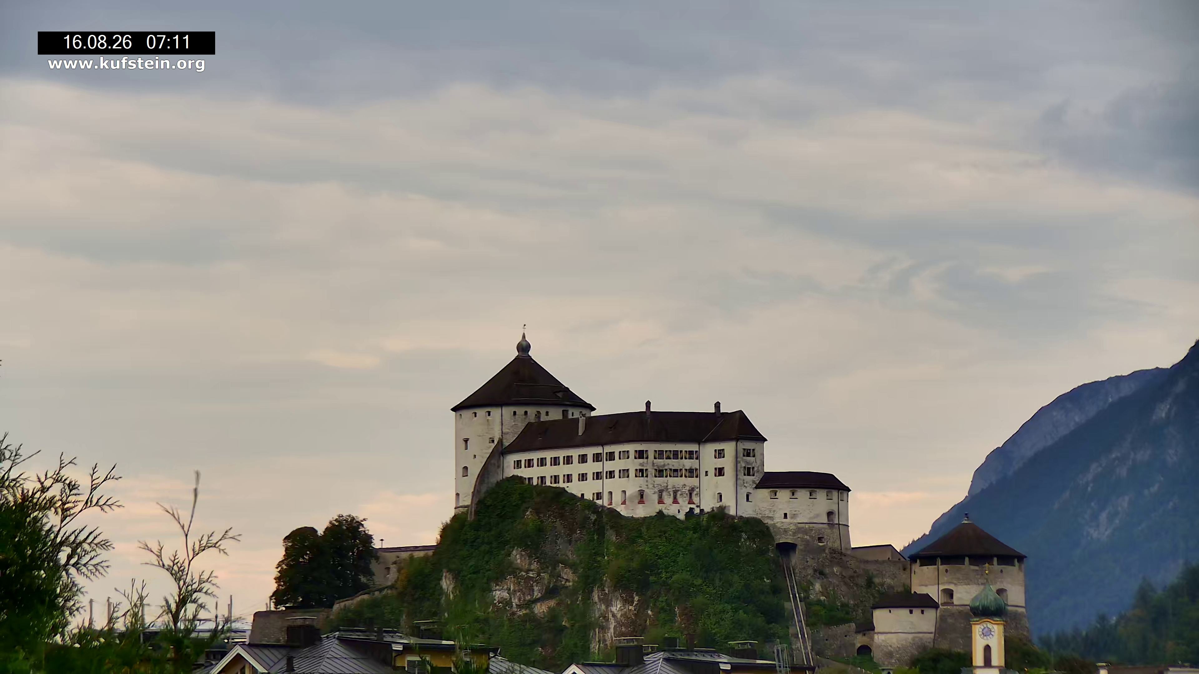 Archiv Foto Webcam Festung Kufstein