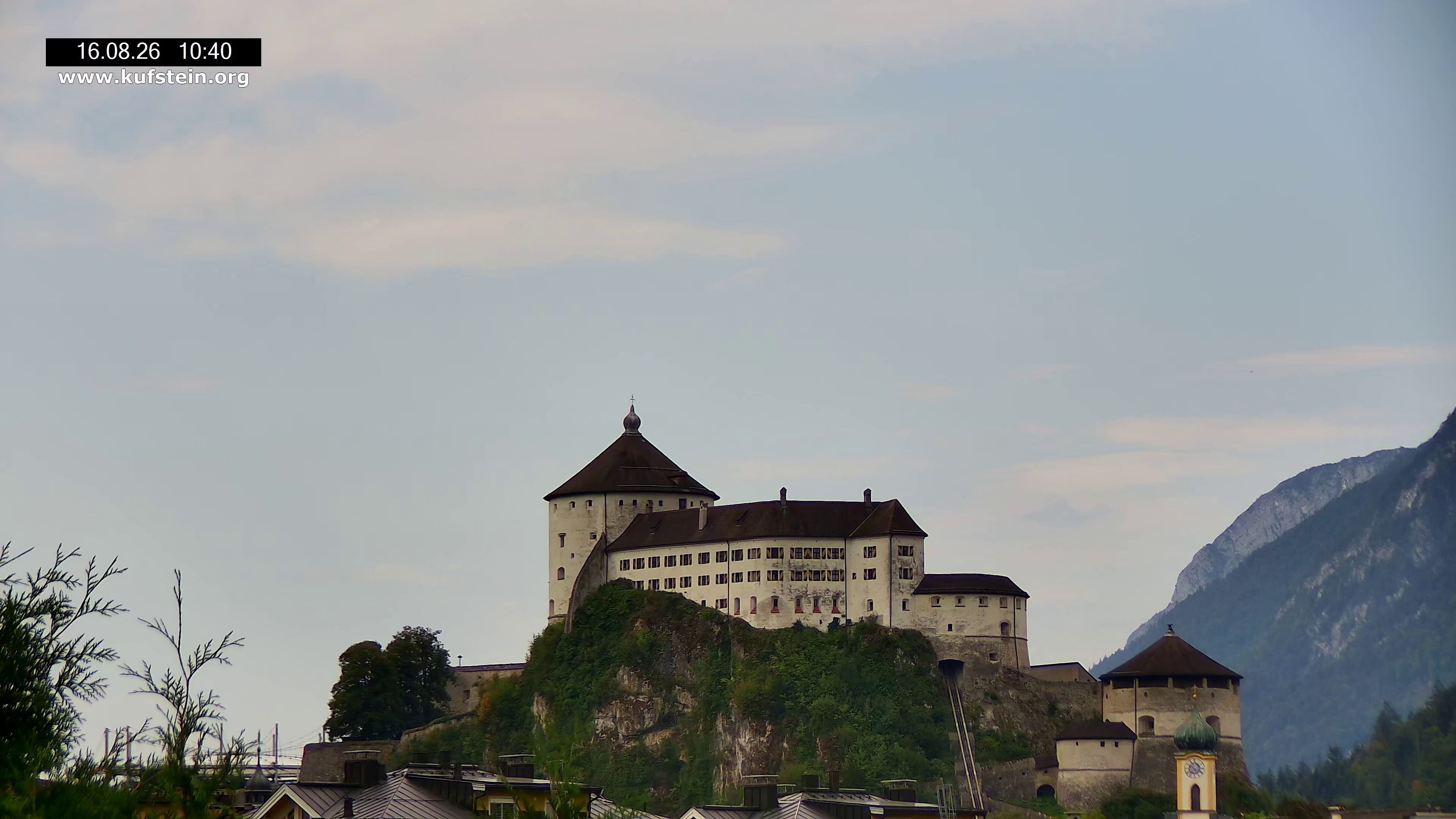 Archiv Foto Webcam Festung Kufstein
