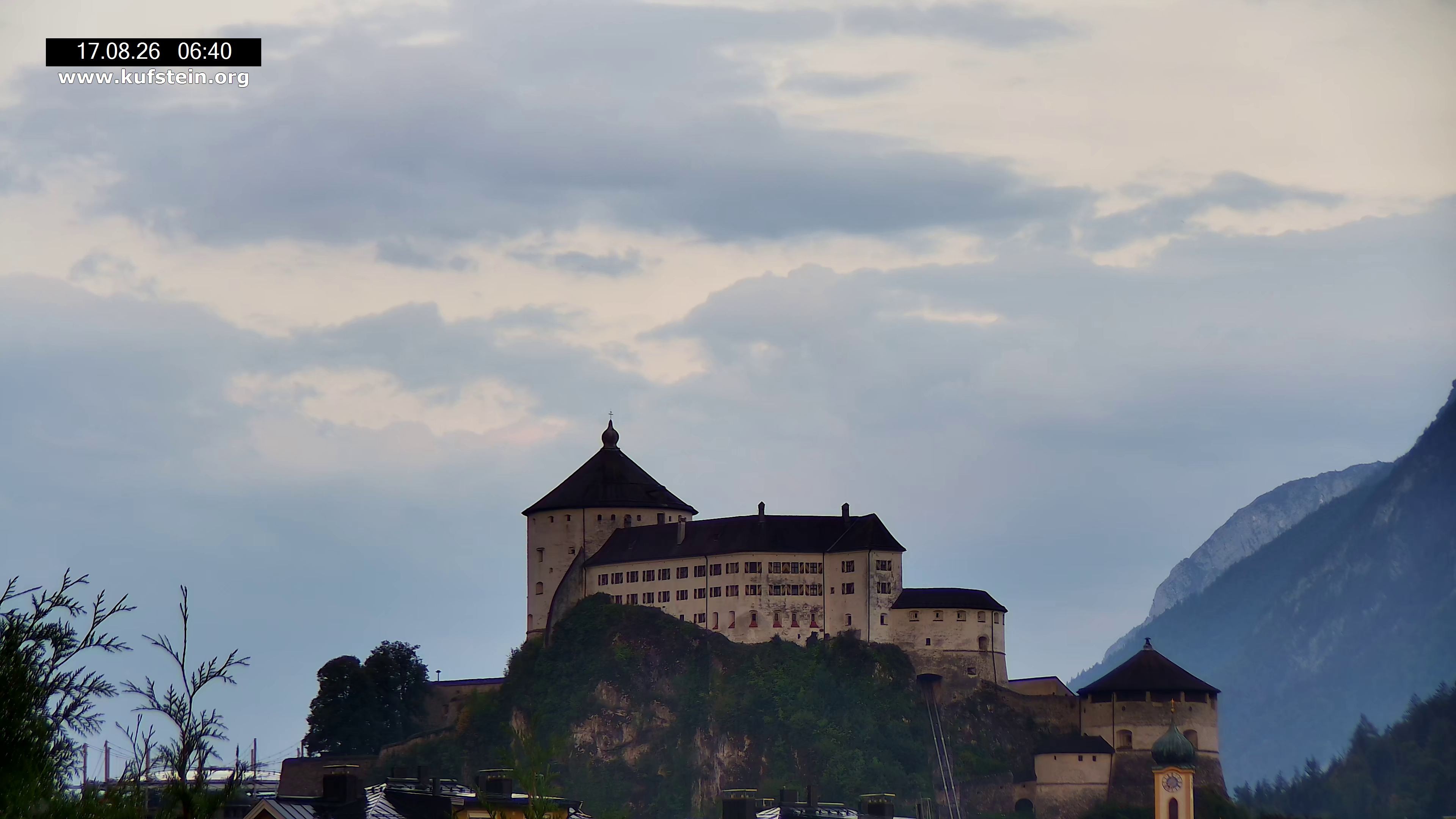 Archiv Foto Webcam Festung Kufstein
