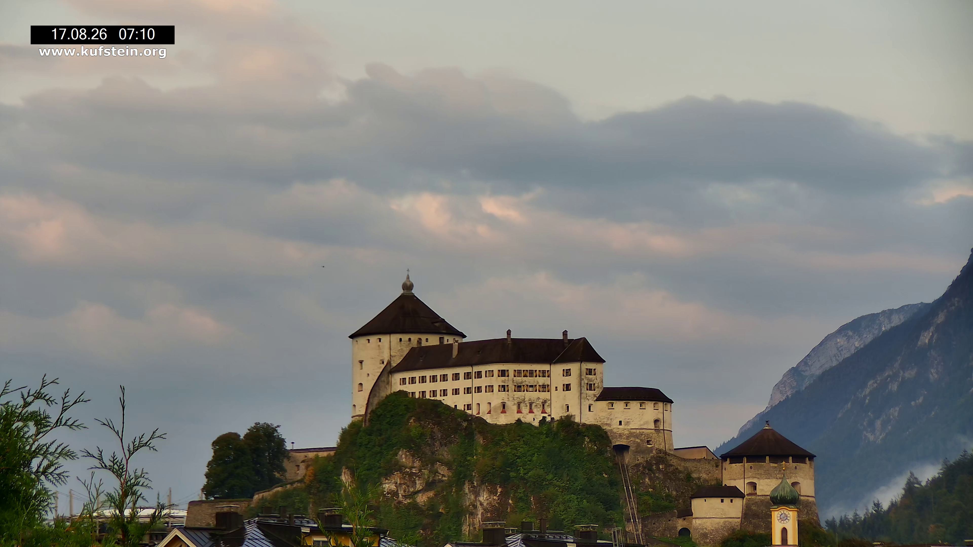 Archiv Foto Webcam Festung Kufstein