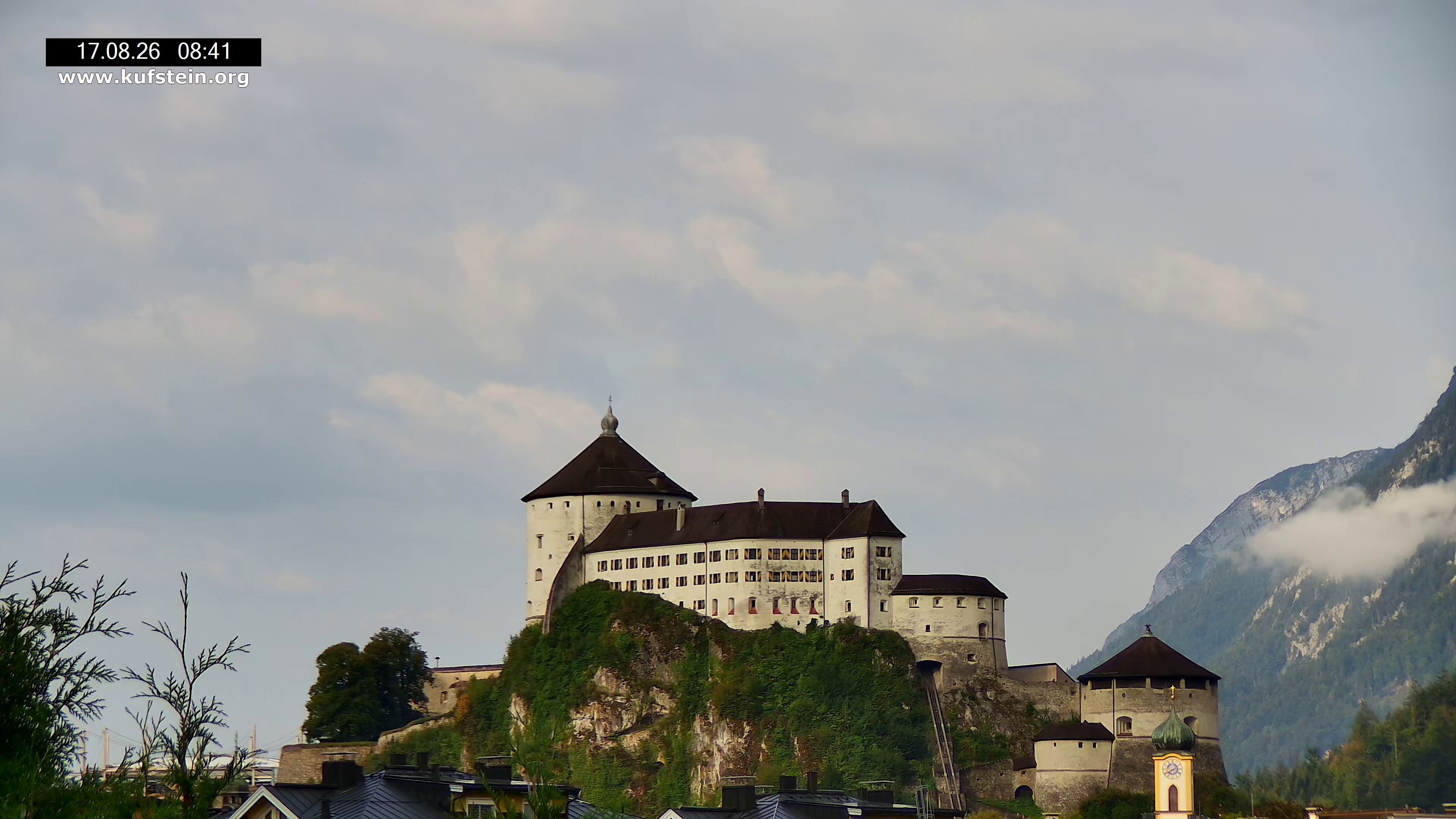 Archiv Foto Webcam Festung Kufstein
