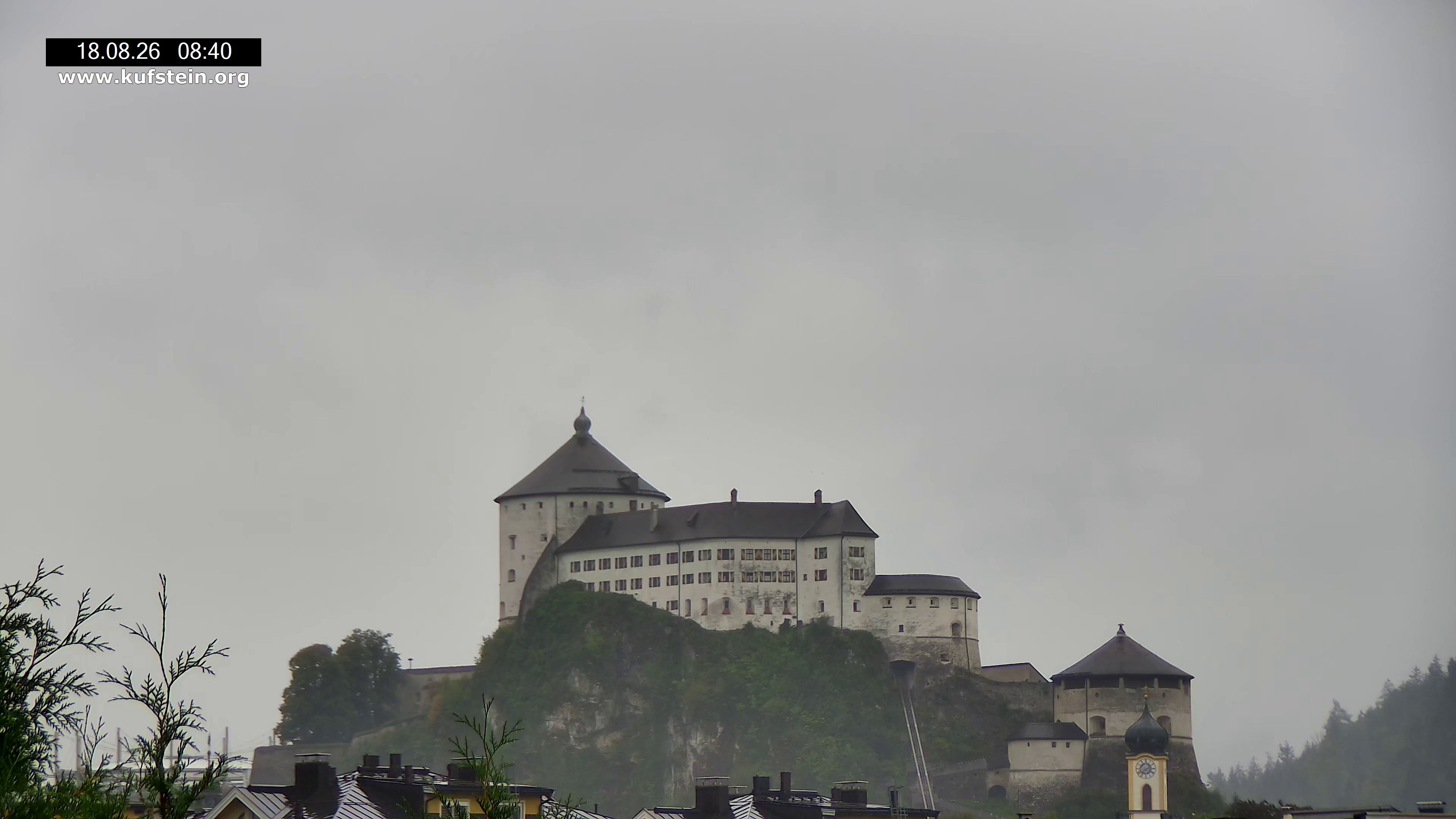 Archiv Foto Webcam Festung Kufstein